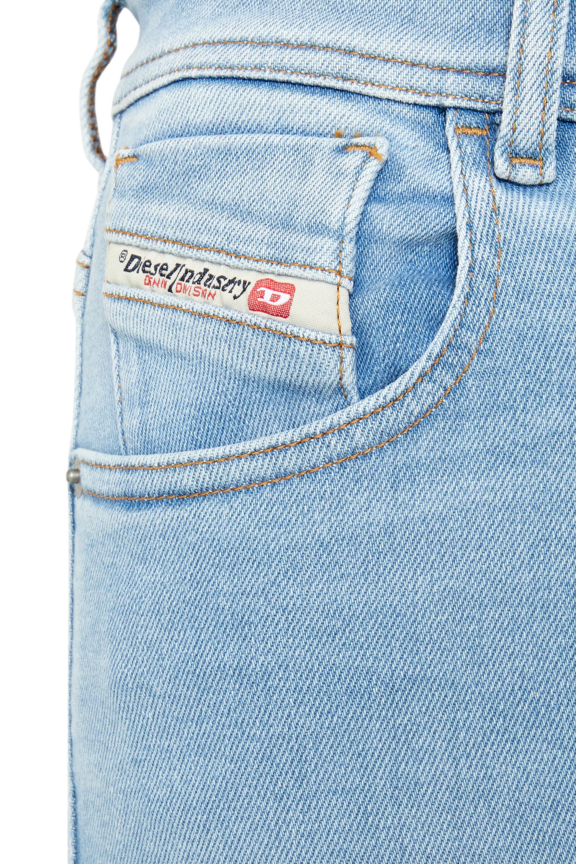 Diesel - 1984 Slandy-High 09E76 Super skinny Jeans, Bleu Clair - Image 3