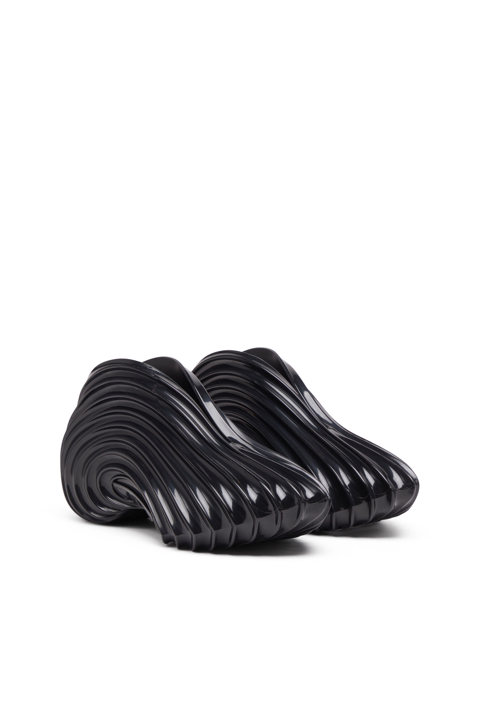 Diesel - MELISSA QUANTUM SNEAKERS X, Sneaker sans lacets en Melflex® Mixte in Noir - 4