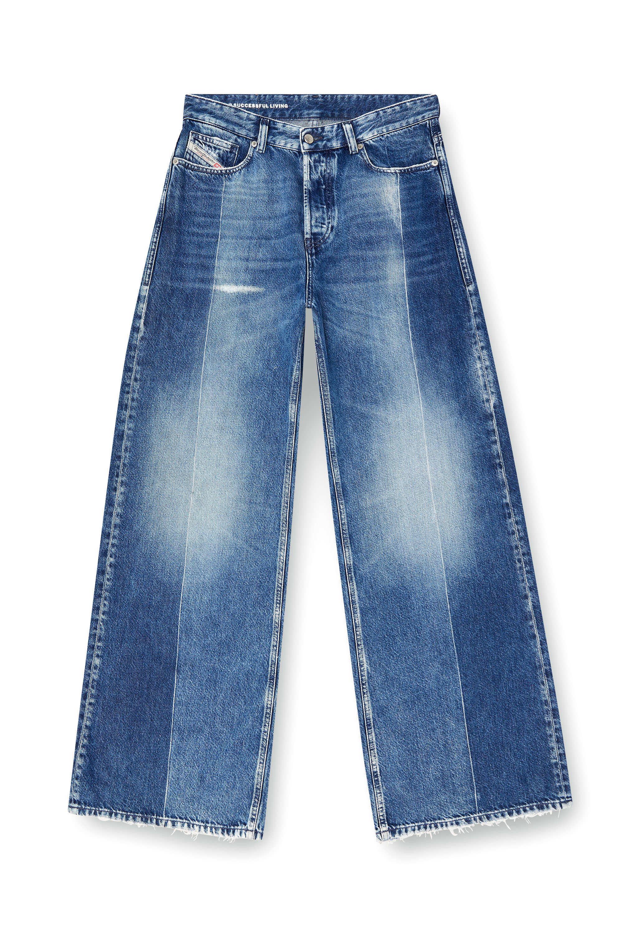 Diesel - Female's Relaxed Jeans 1996 D-Sire 09L48, Medium Blue - 3