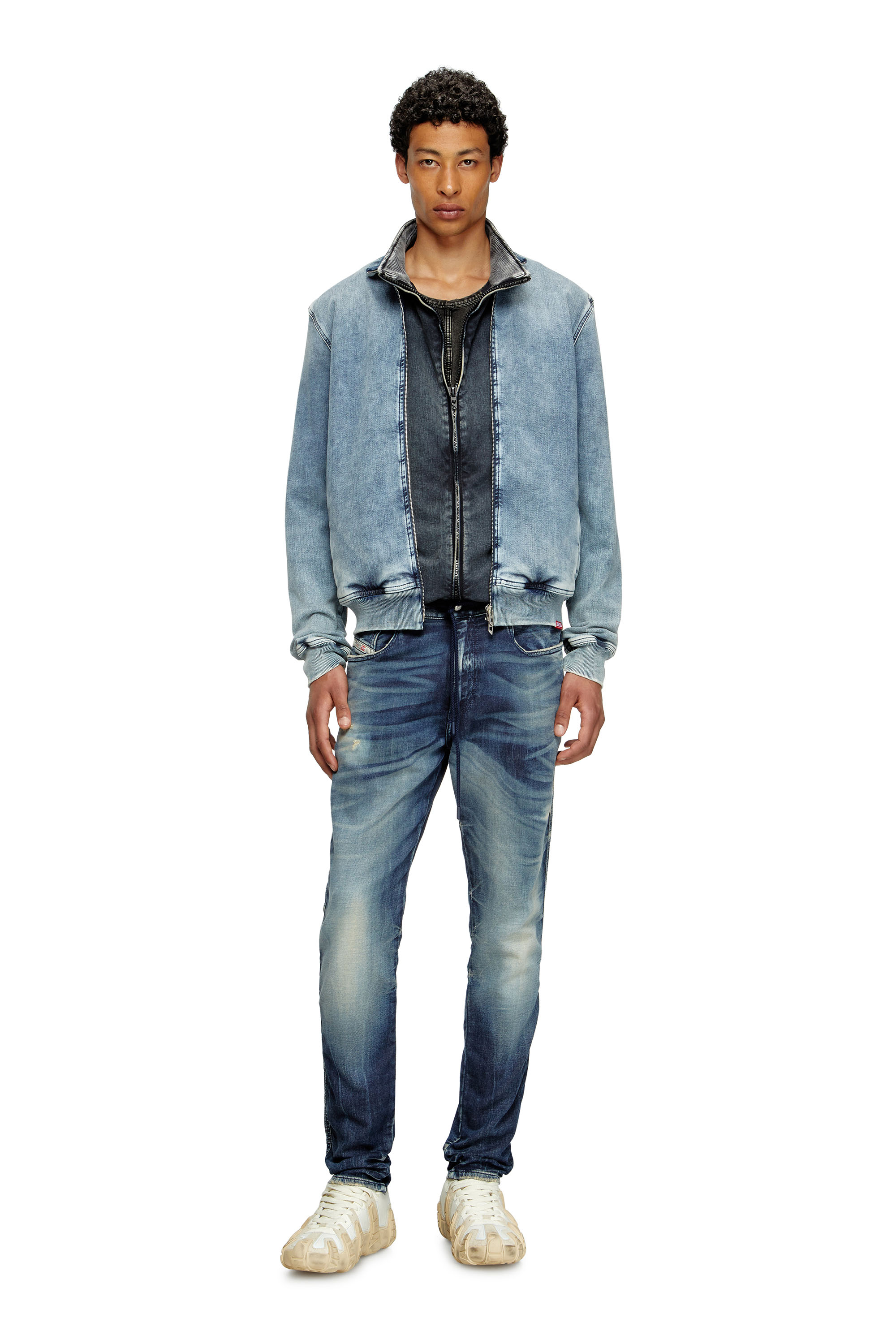 Diesel - Male's Slim 2062 D-Strukt Joggjeans® 068RZ, Dark Blue - 2