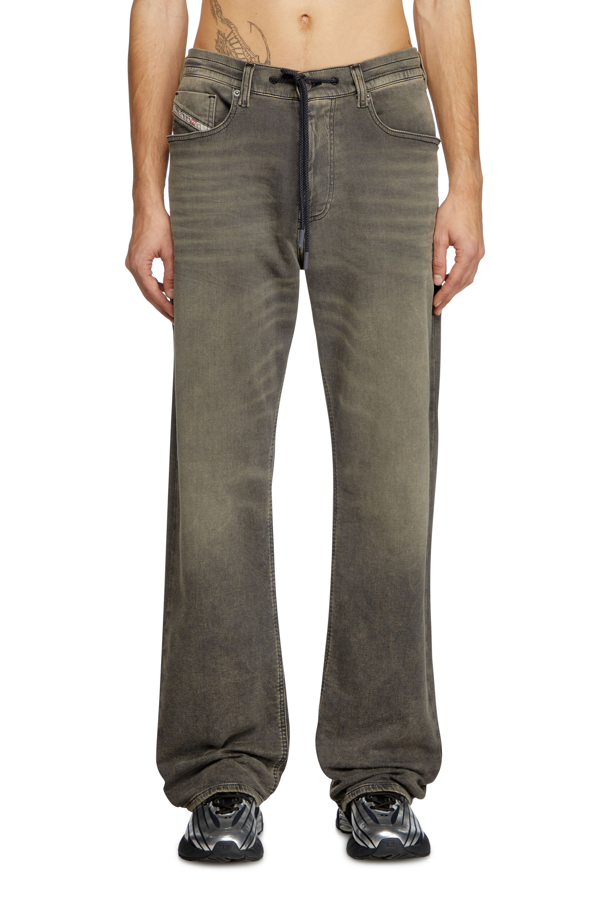 Diesel - Relaxed 2080 D-Reel Joggjeans® 068PD Homme, Gris Clair - Image 1