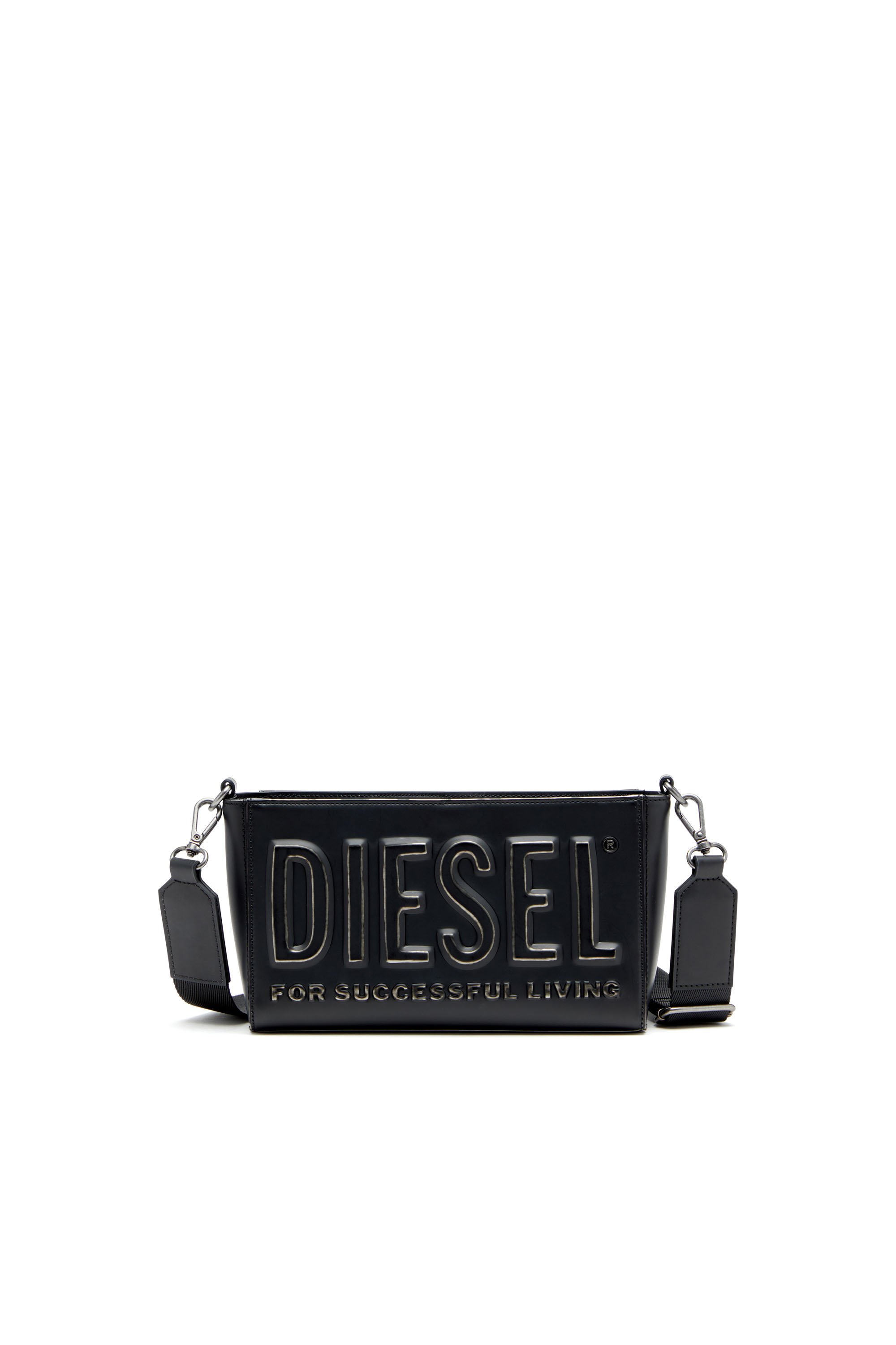 Diesel - DSL 3D CAMERA BAG X, Sac caméra en PU brossé Homme in Noir - 1