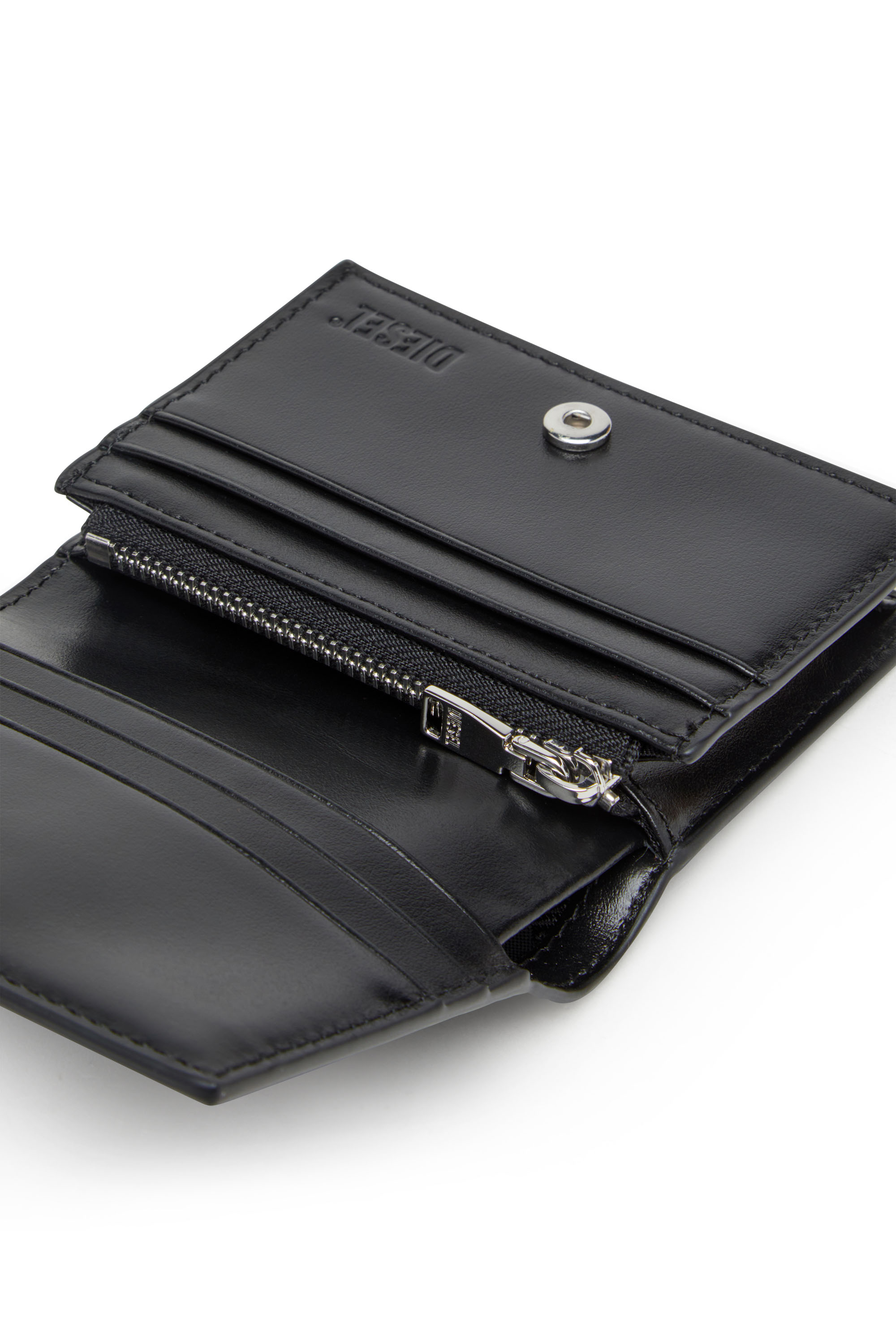 Diesel - PLAY BI FOLD III, Female's Wallet in glossy PU in Black - 4