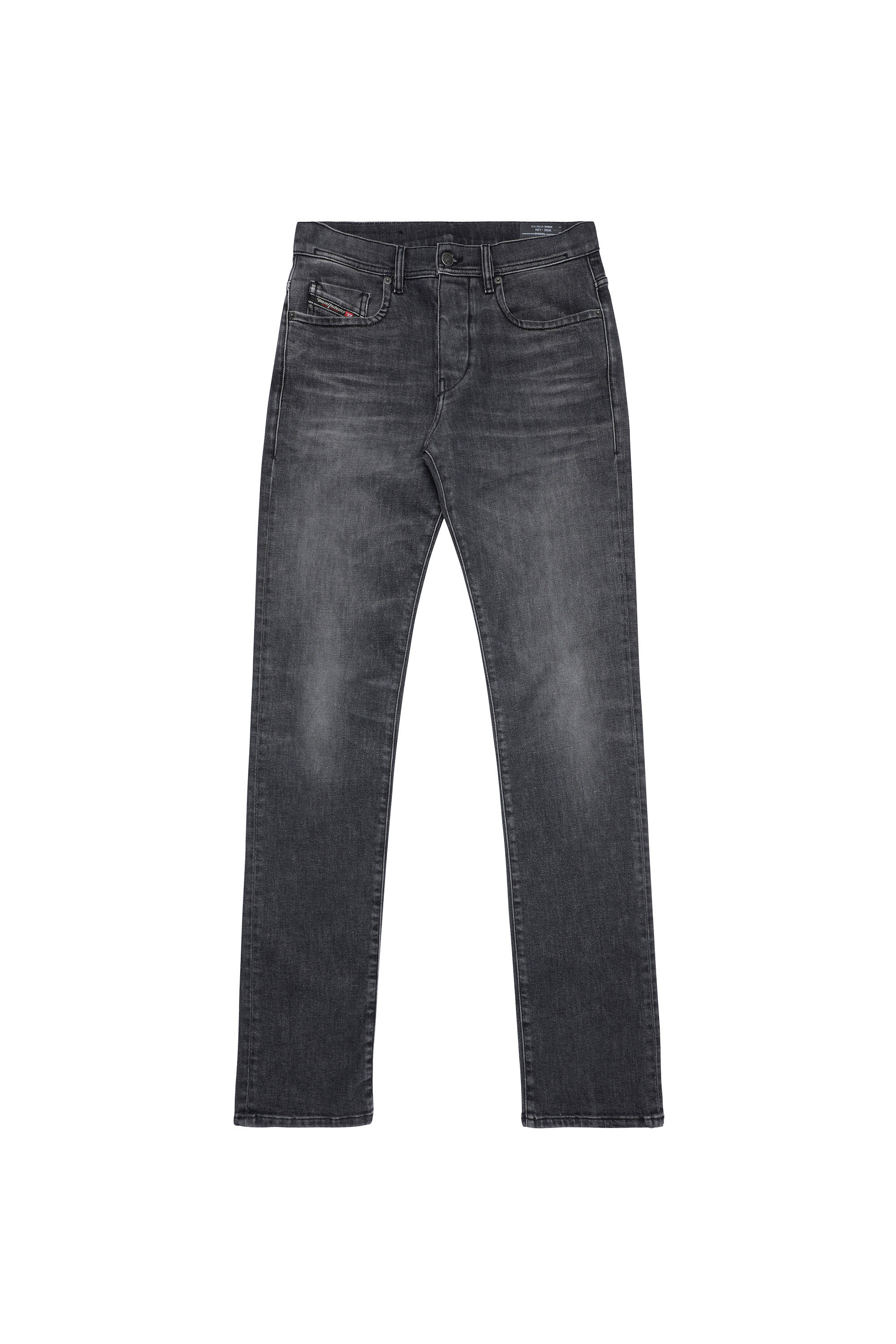 Diesel - D-Vocs 09B42 Bootcut Jeans, Black/Dark Grey - Image 6