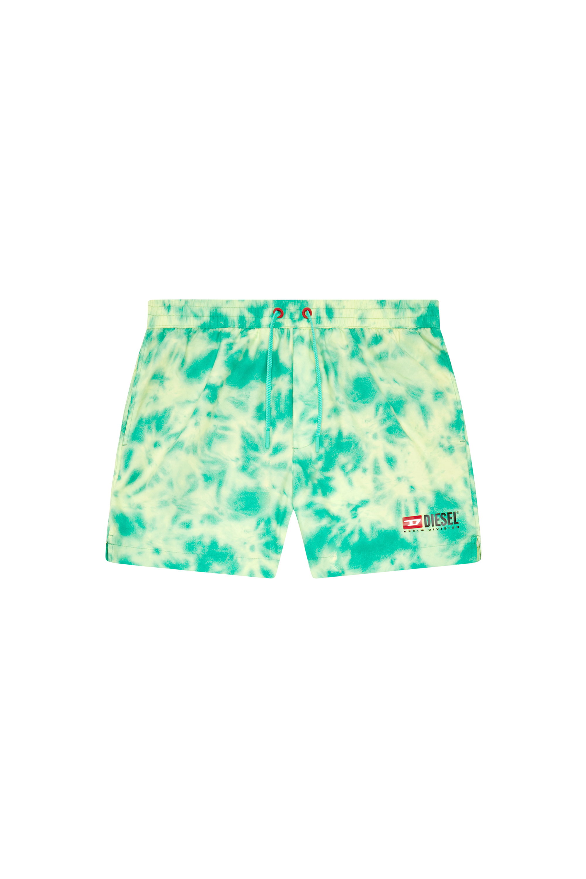 Diesel - BMBX-KEN-37, Male Mid-length swim shorts with tie-dye print in Multicolor - Image 5