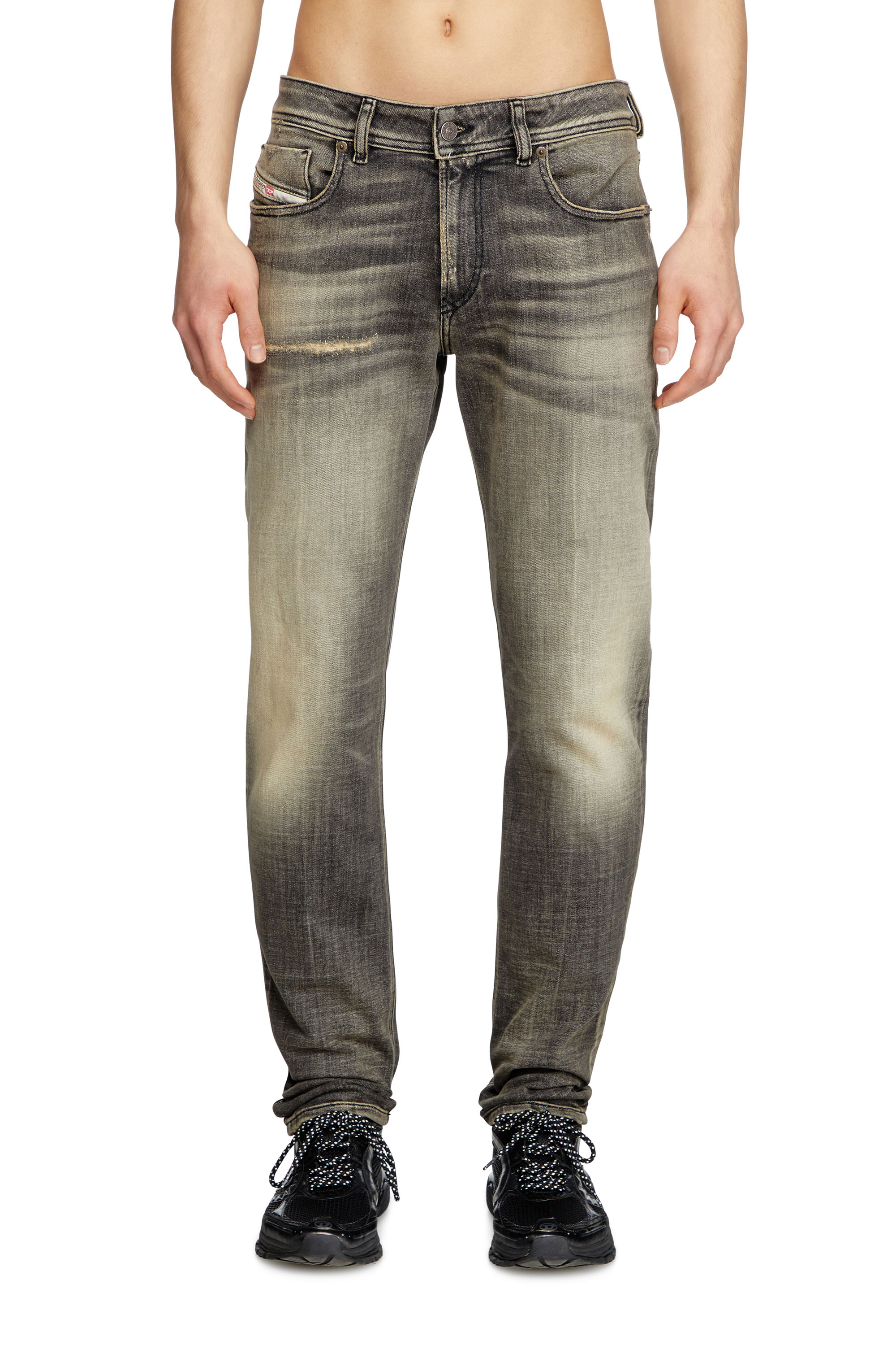 Diesel - Male's Skinny Jeans 1979 Sleenker 09K54, Black/Dark Grey - 1