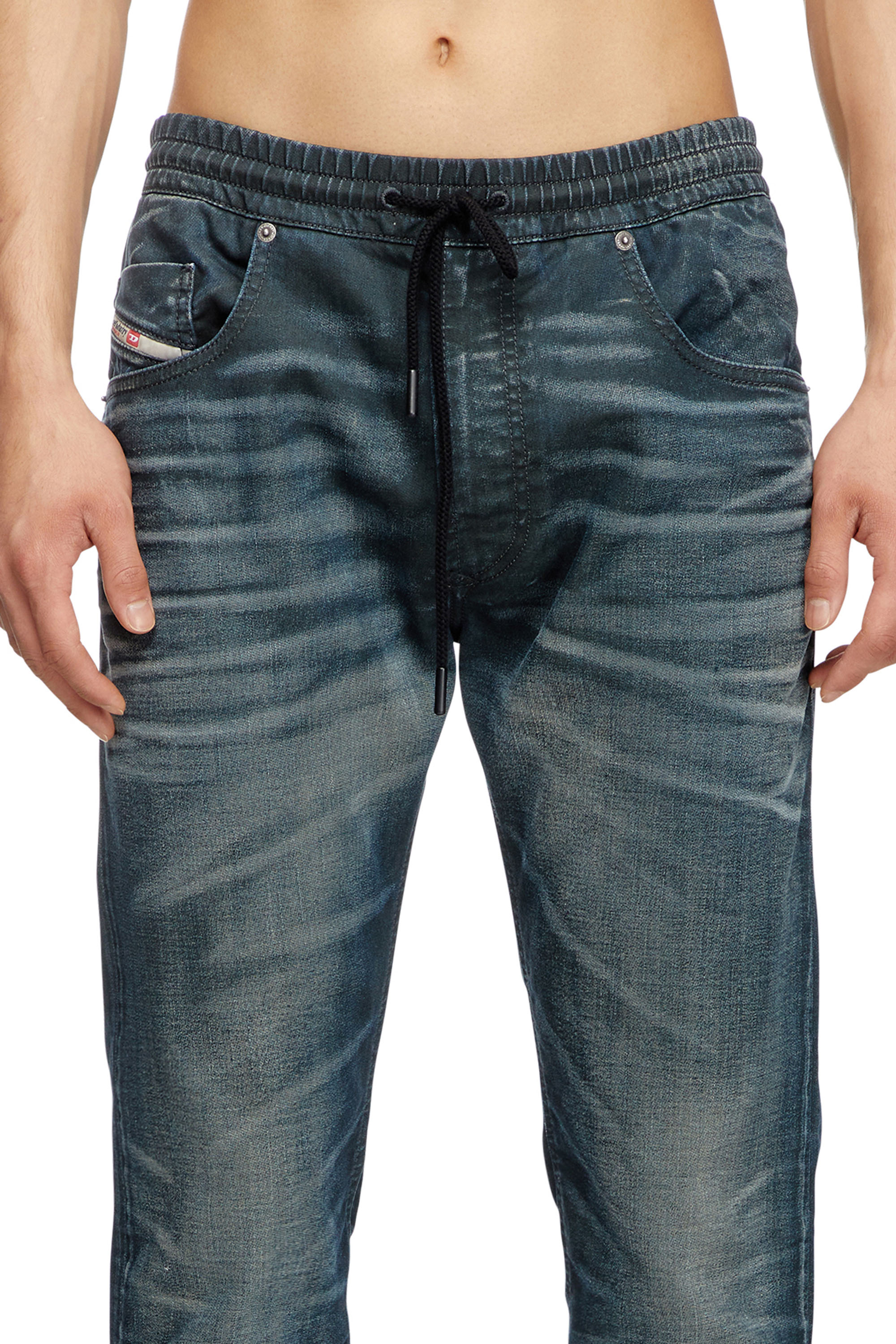 Diesel - Male's Regular 2030 D-Krooley Joggjeans® 068QK, Dark Blue - 5