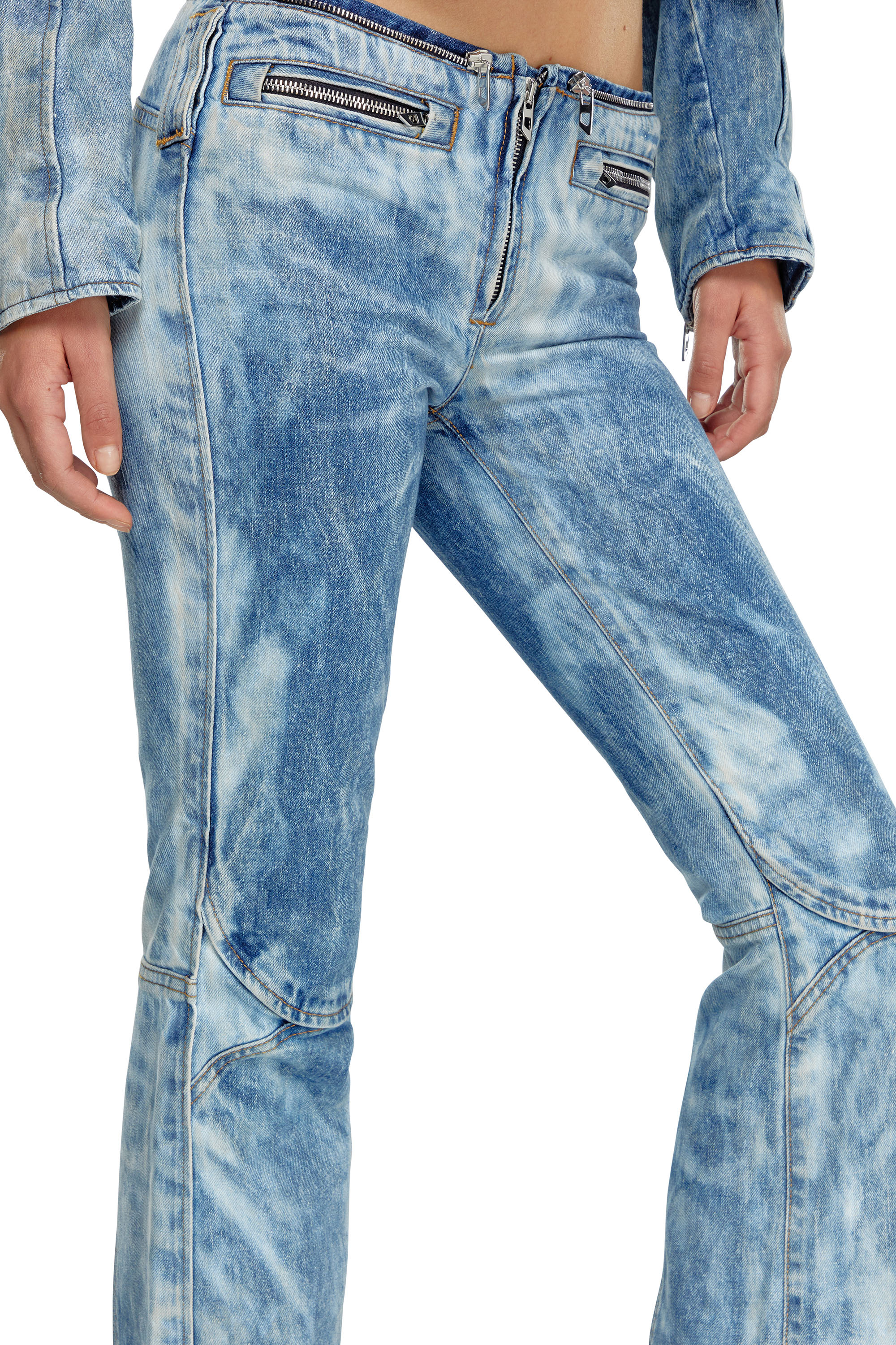 Diesel - Femme Straight Jeans D-Gen 0PGAM, Bleu Clair - Image 4