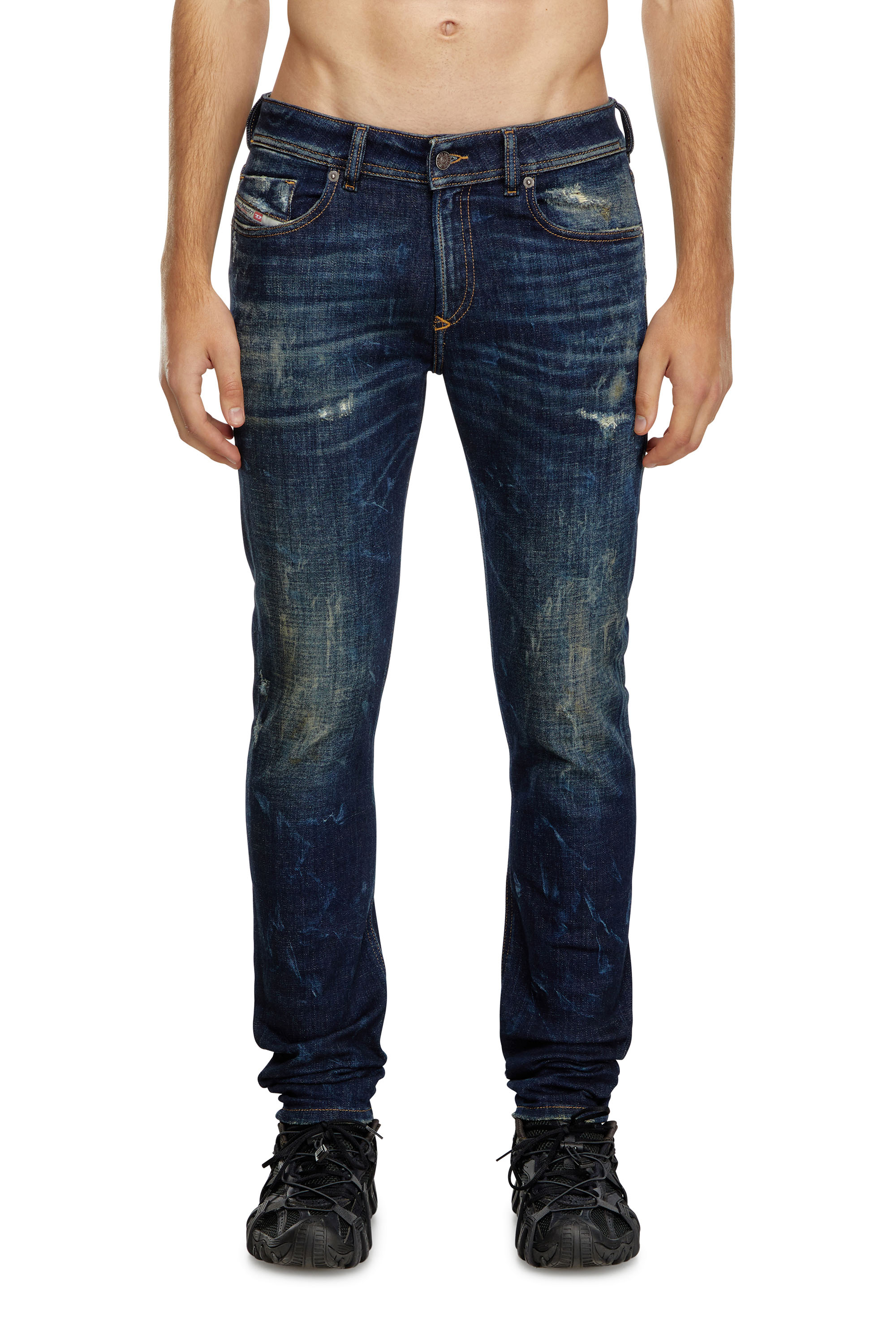 Diesel - Male's Skinny Jeans 1979 Sleenker 09J26, Dark Blue - 1