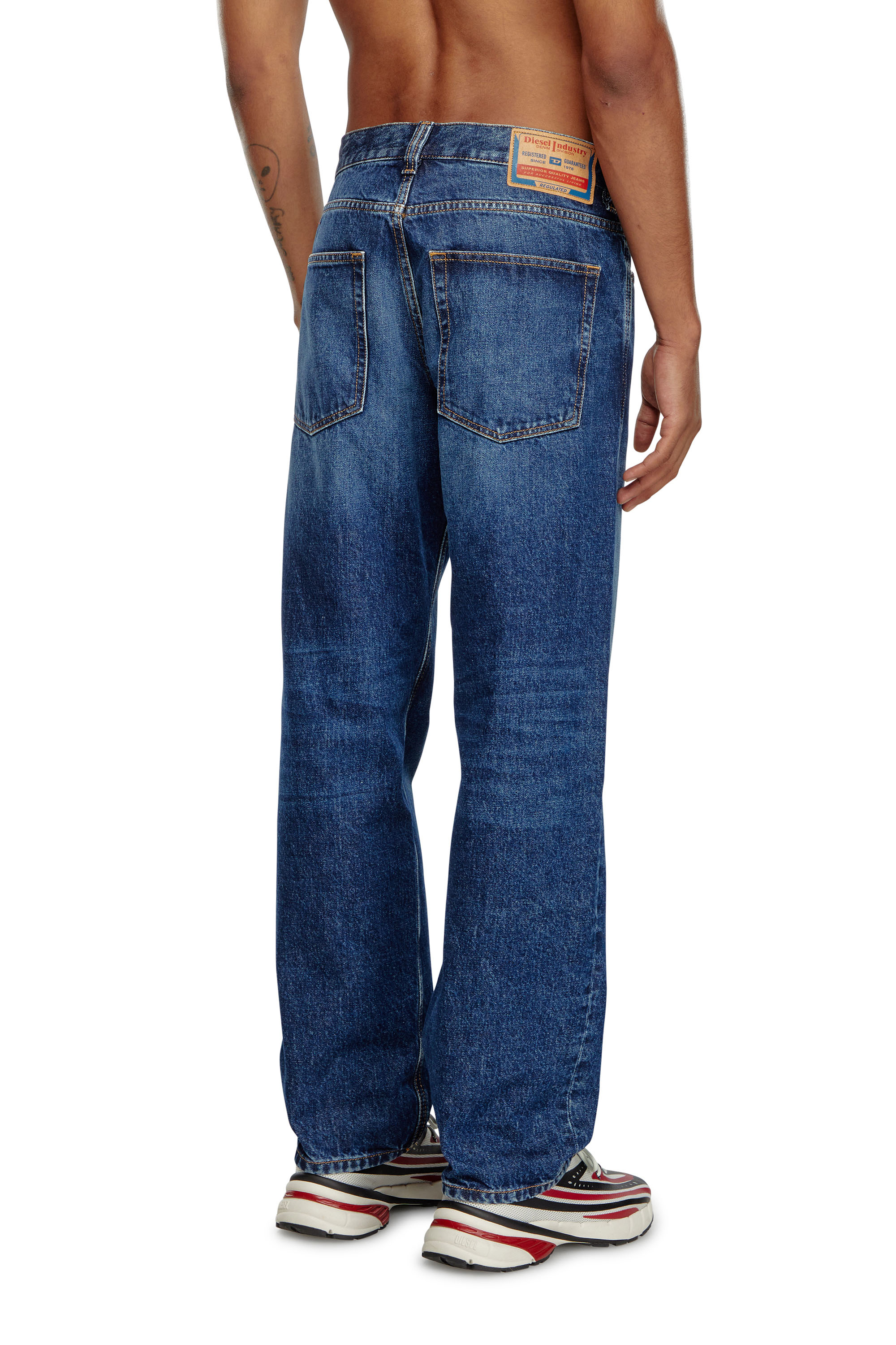 Diesel - Male's Straight Jeans 2010 D-Macs 09I27, Dark Blue - 4