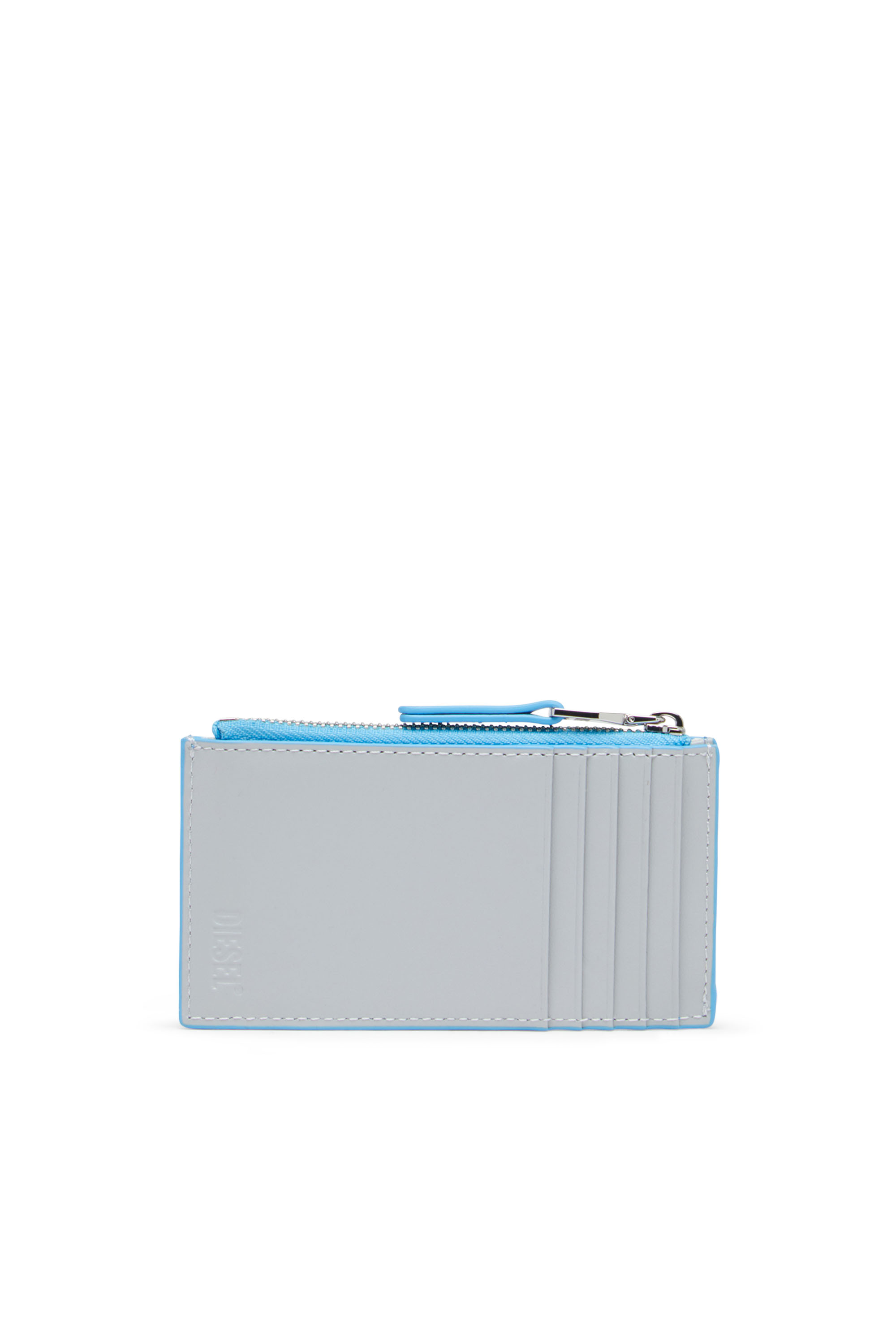 Diesel - PLAY CARD HOLDER III, Female's Card holder in printed glossy PU in Light Blue - 2