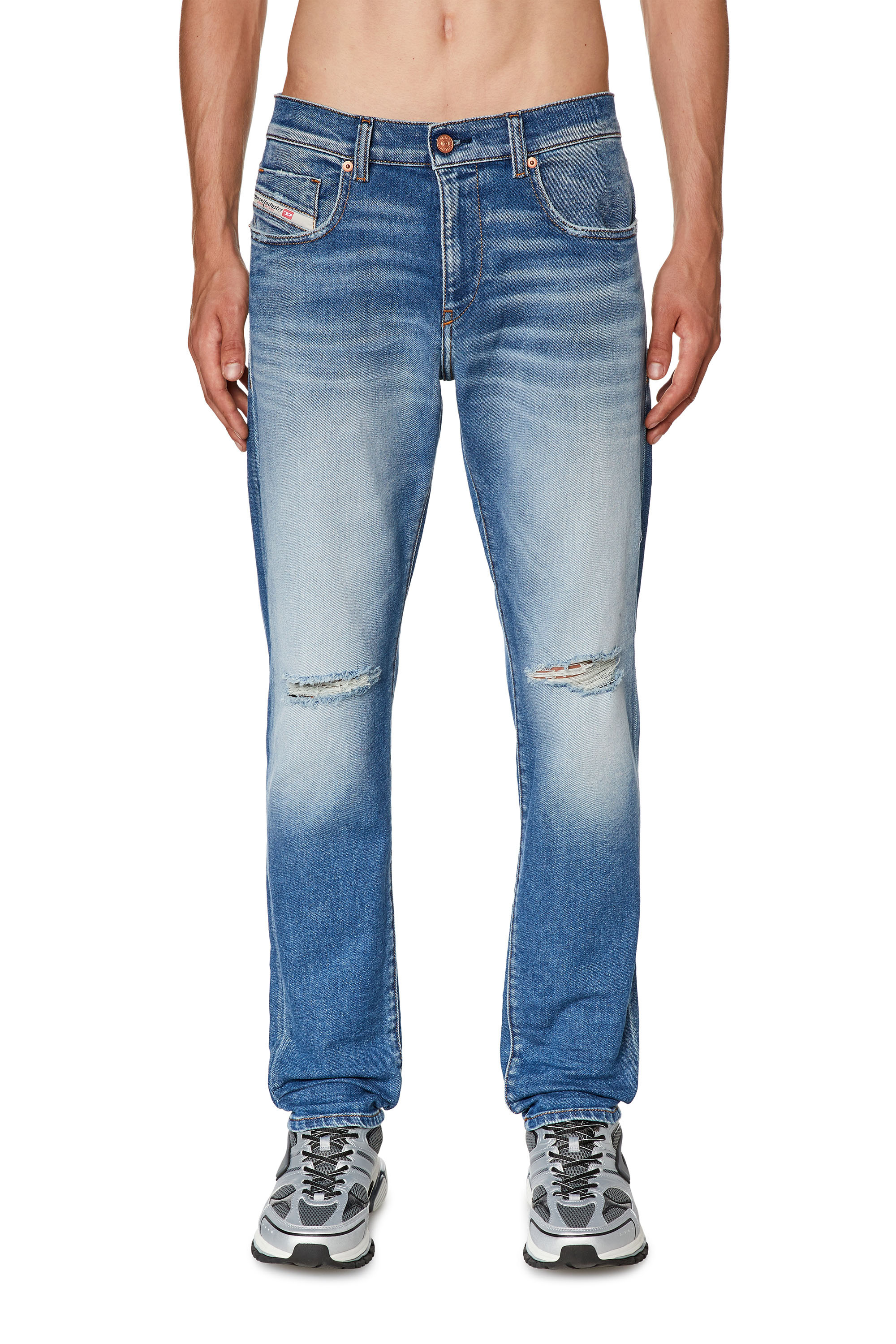 Diesel - Slim Jeans 2019 D-Strukt E9C87, Bleu moyen - Image 1
