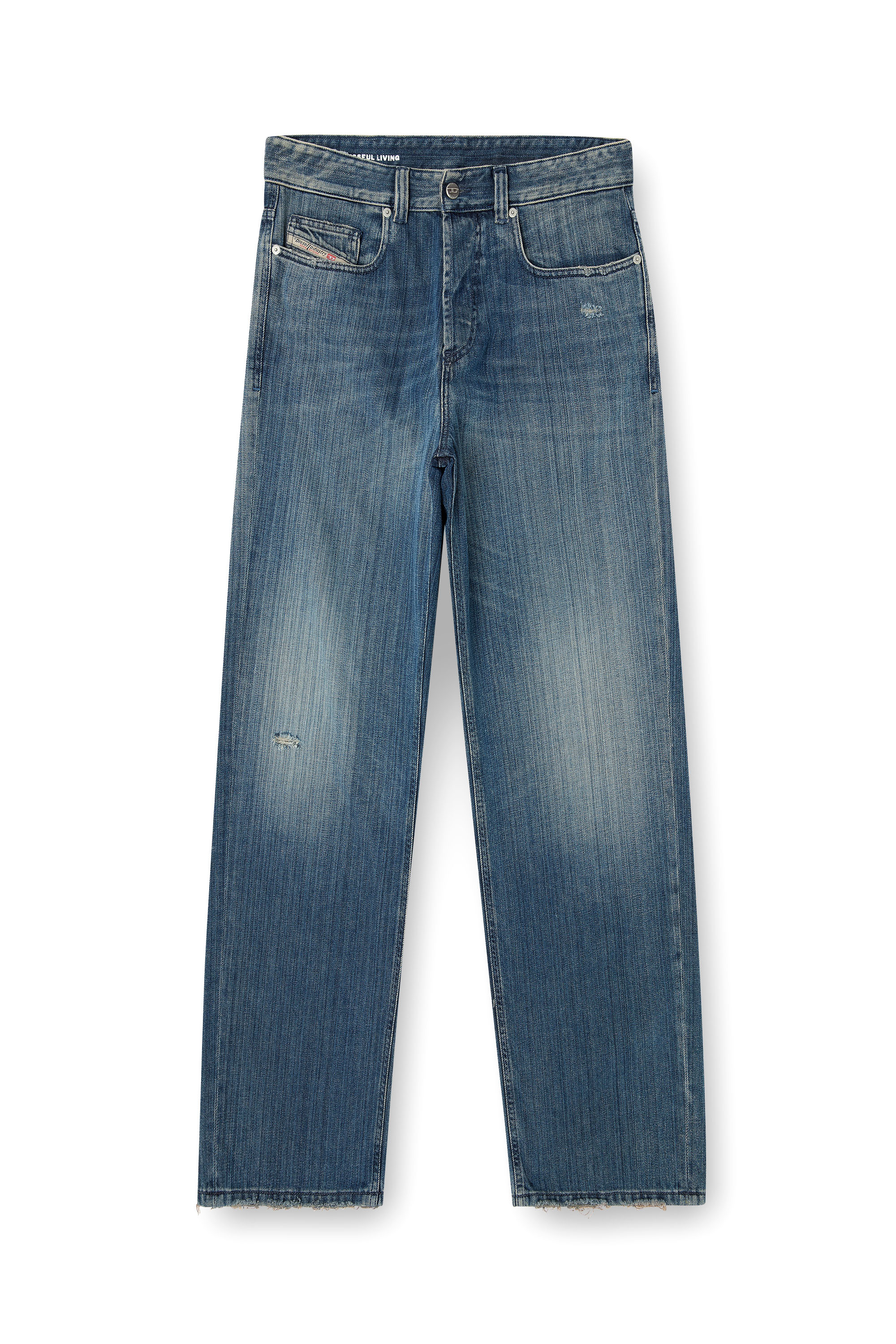 Diesel - Male's Relaxed Jeans 2001 D-Macro 09M09, Dark Blue - 3