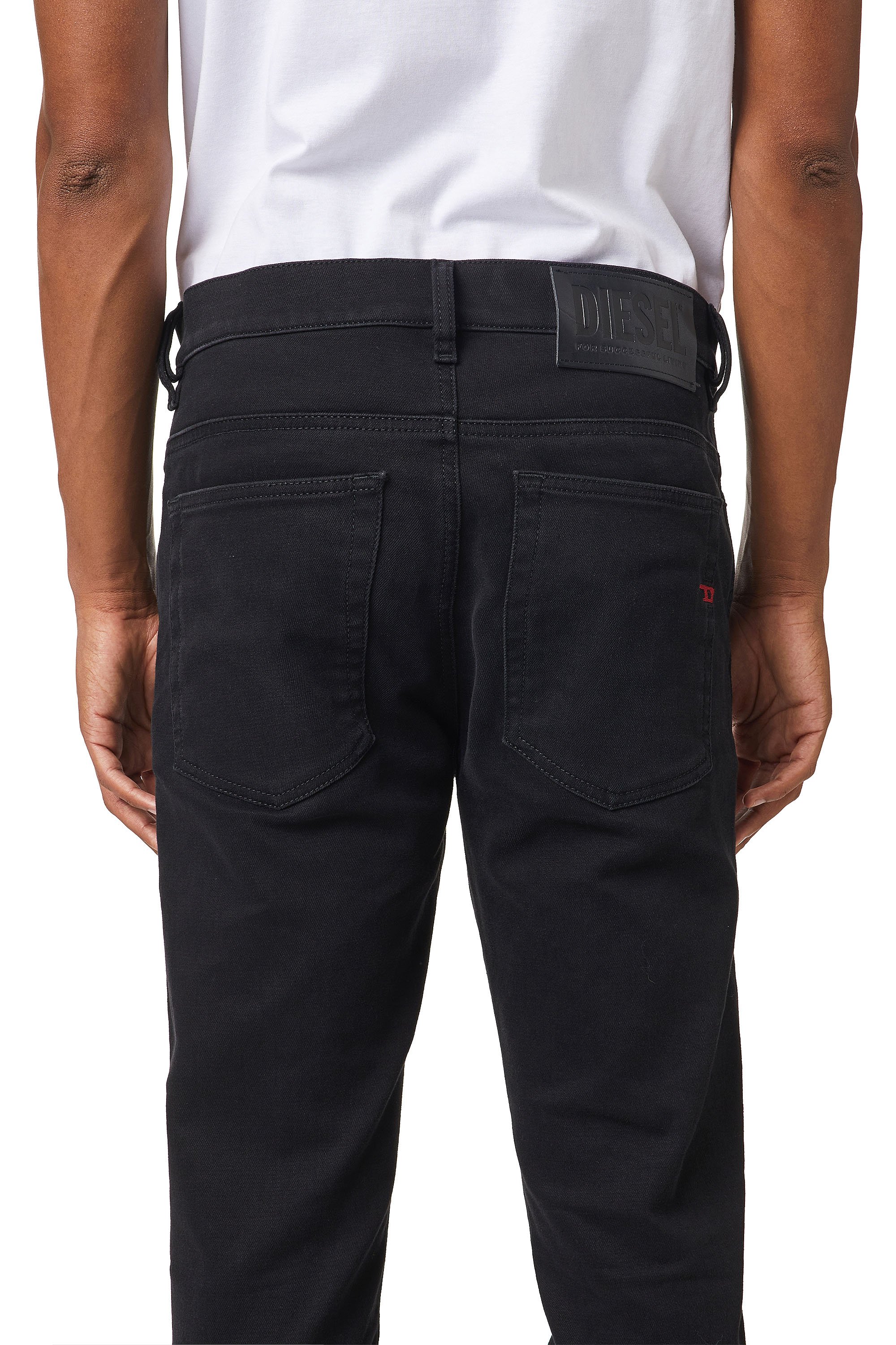 Diesel - D-Amny JoggJeans® Z9A29 Skinny, Black/Dark Grey - Image 4