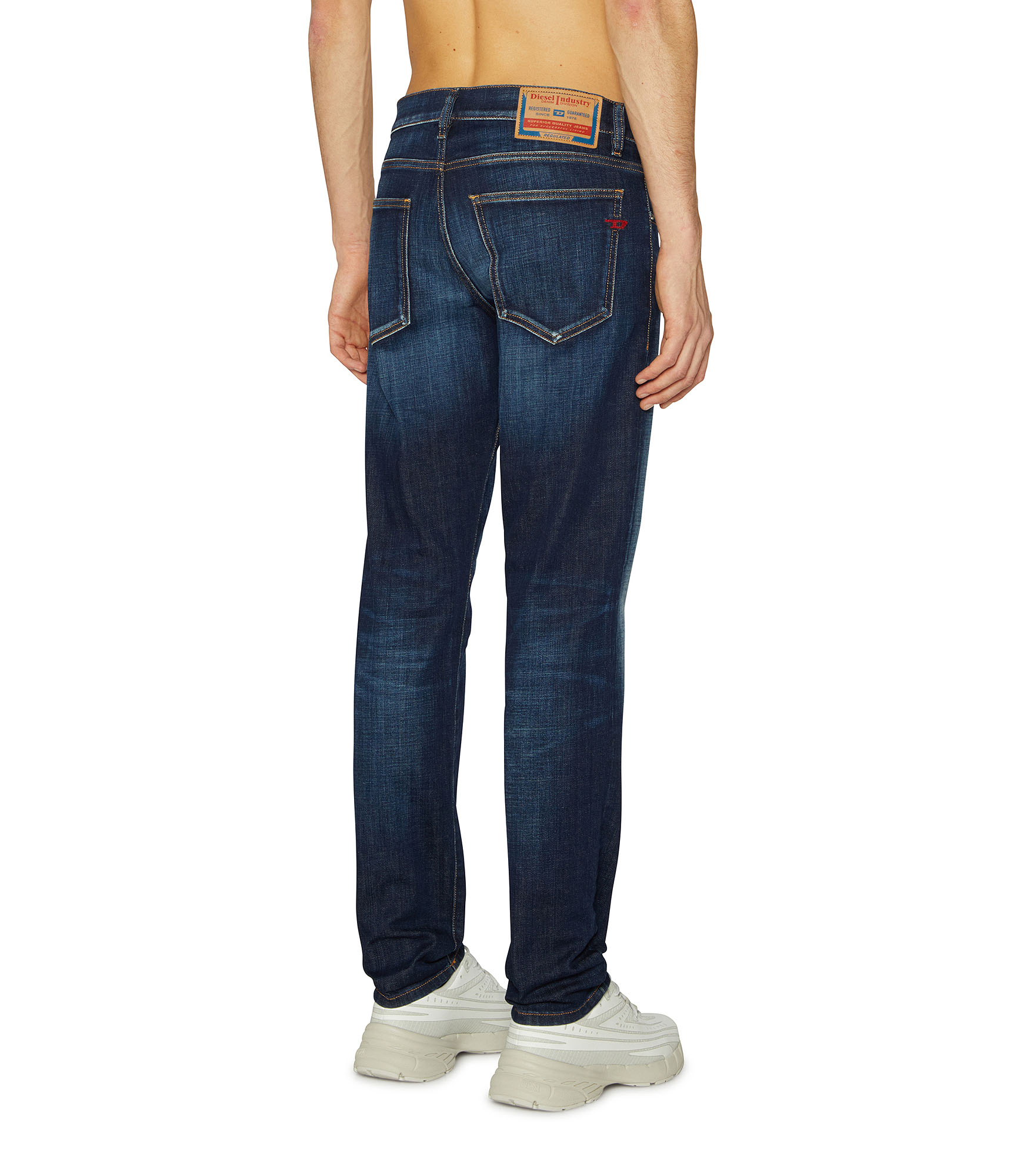 Diesel - Slim Jeans 2019 D-Strukt 09L61 Homme, Bleu moyen - Image 2