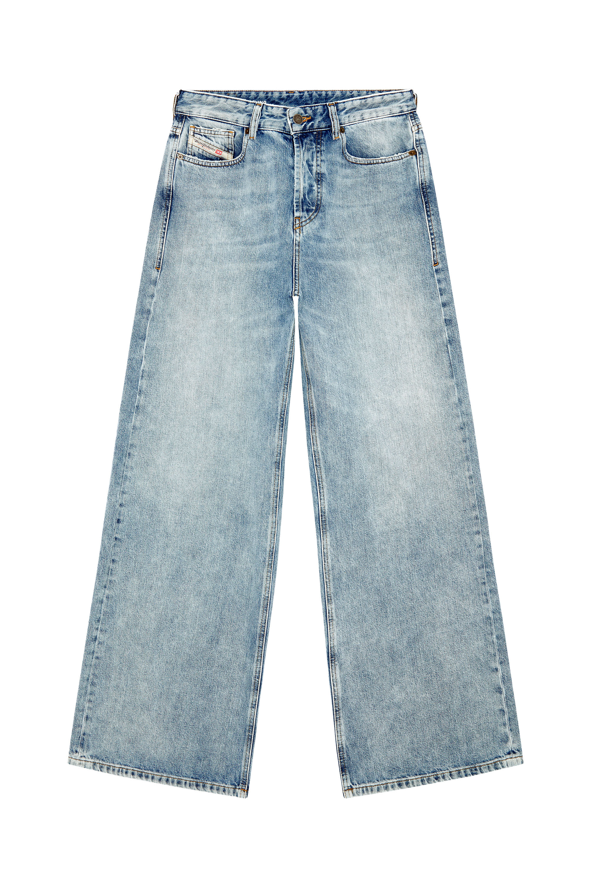 Diesel - Female Straight Jeans 1996 D-Sire 09H57, Light Blue - Image 3