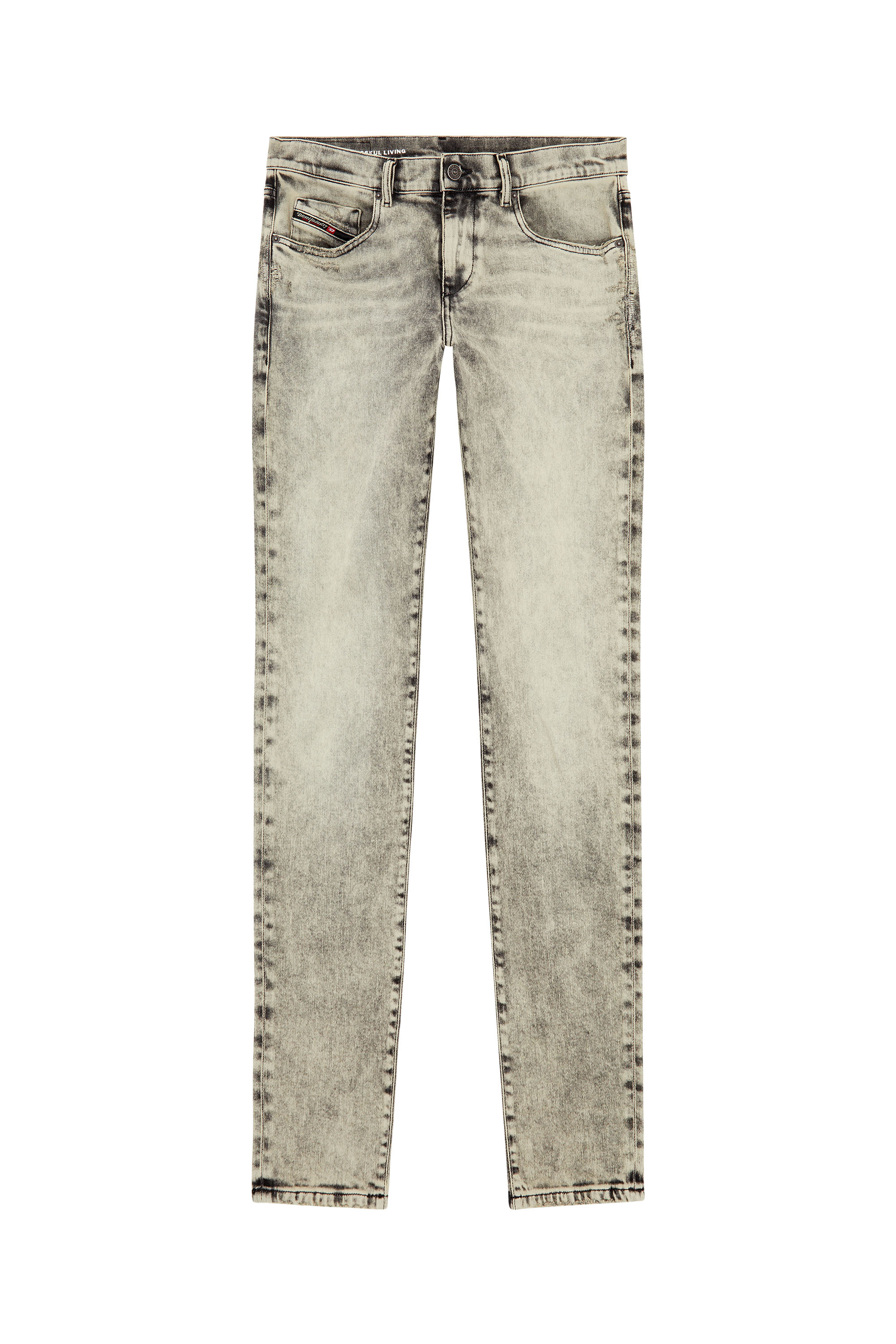 Diesel - Slim Jeans 2019 D-Strukt 09H56, Gris - Image 5