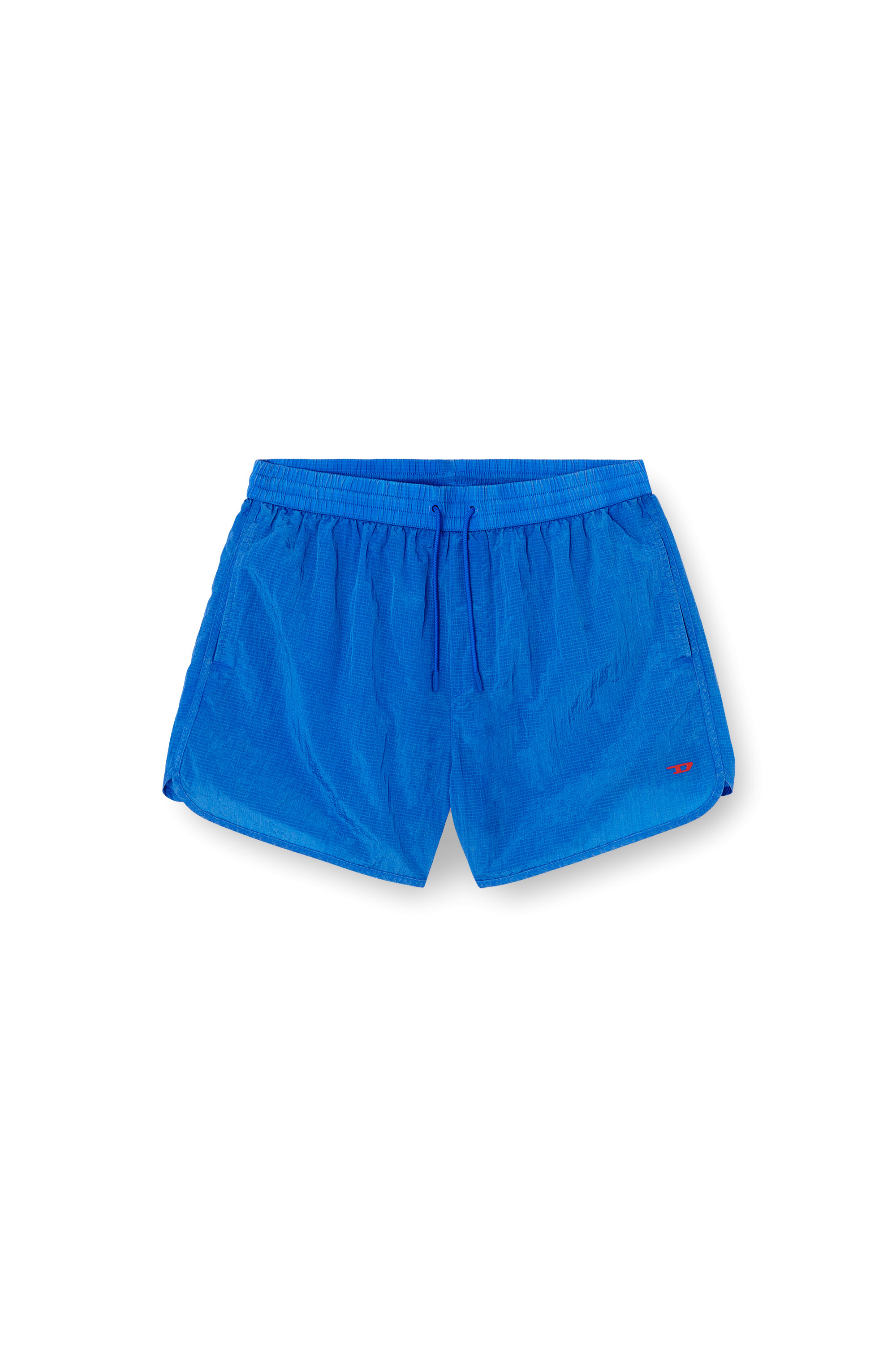 Diesel - JIMMIE-38-D-POP, Male's Mid-length swim shorts in treated ripstop in Blue - 4