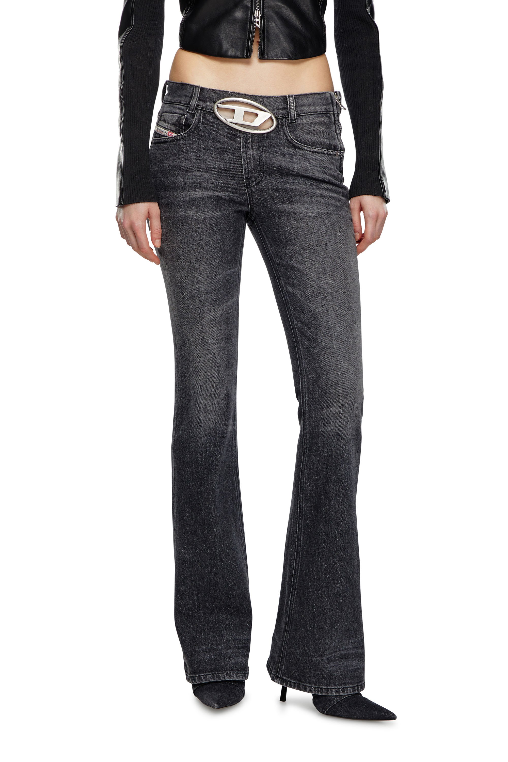 Diesel - Female's Bootcut and Flare Jeans 1969 D-Ebbey 0CKAH, Black/Dark Grey - 1