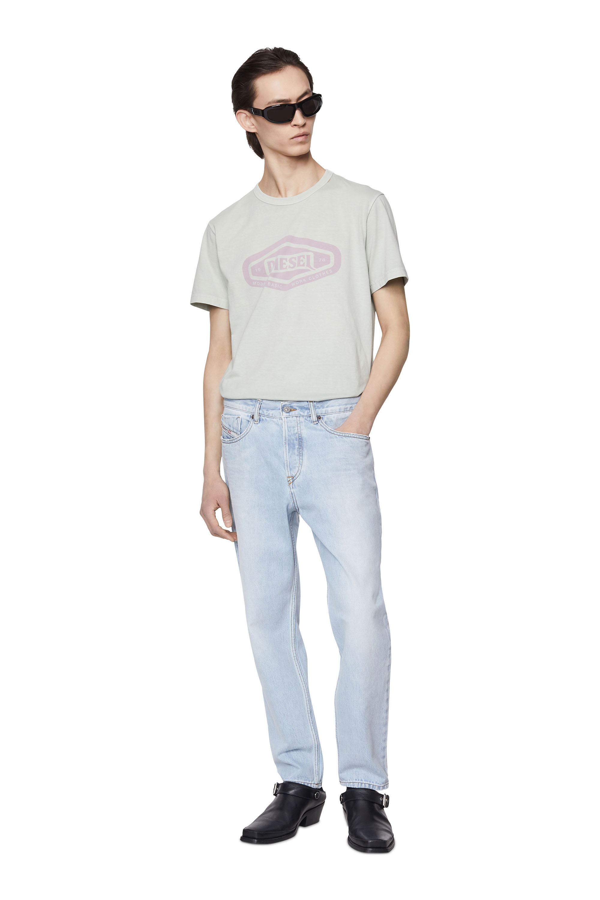 Diesel - 2005 D-FINING 007C7 Tapered Jeans, Bleu Clair - Image 6