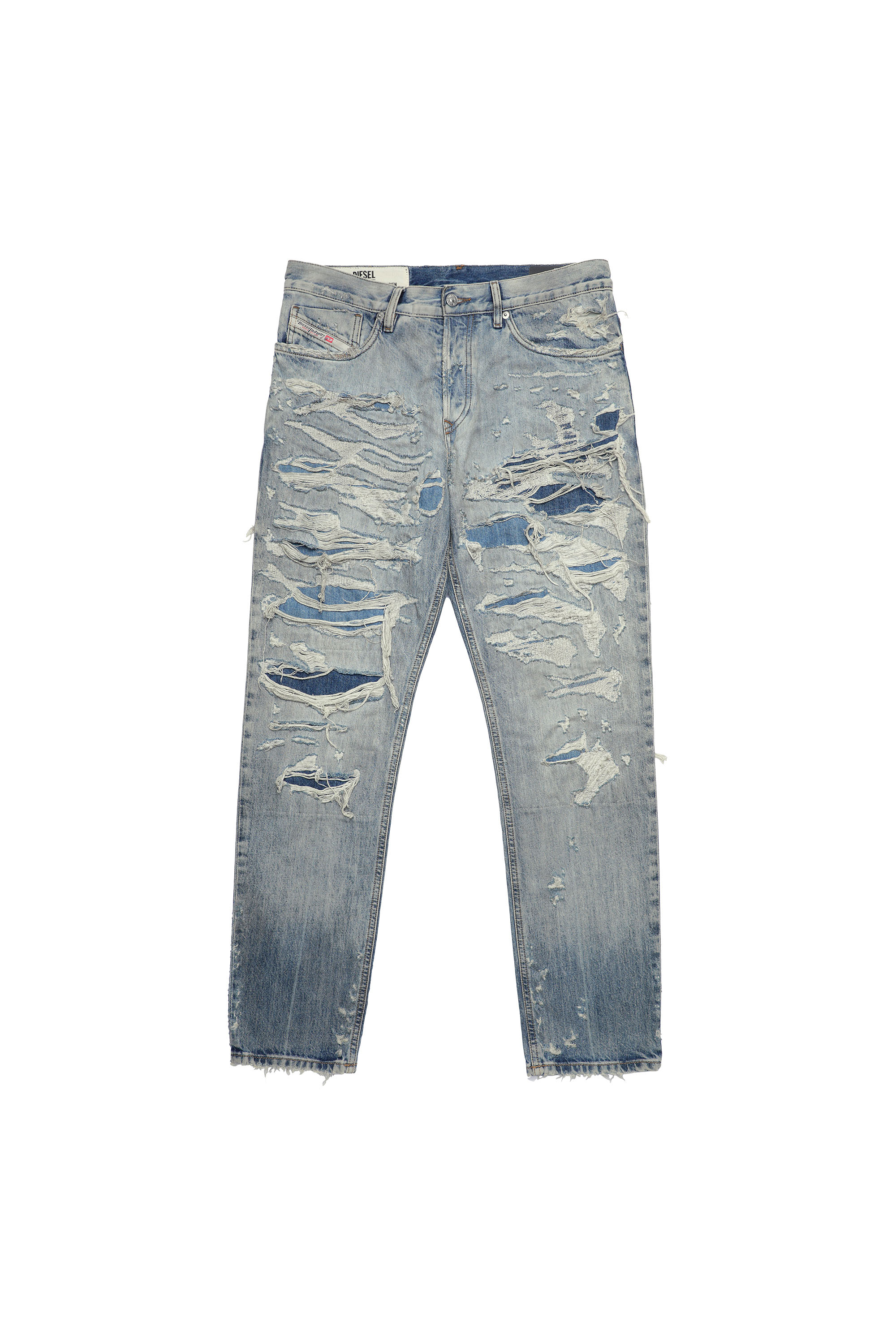 Diesel - 2005 D-FINING 09B57 Tapered Jeans, Bleu Clair - Image 7