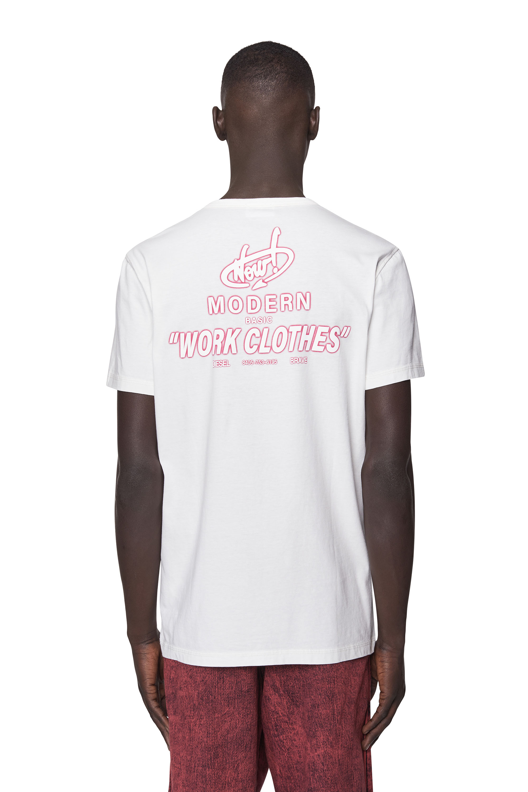Diesel - T-DIEGOR-D2, Blanc - Image 4