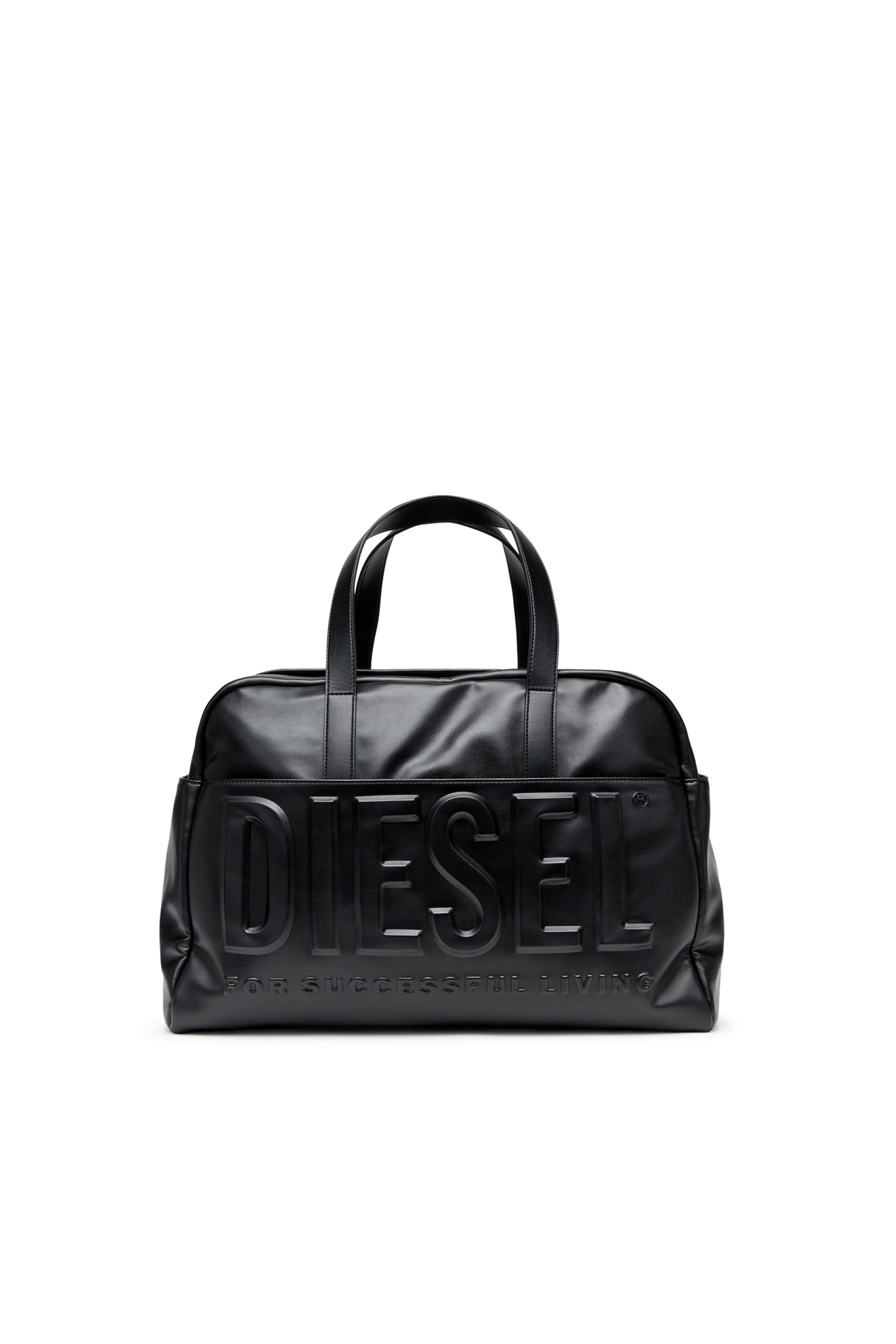 Diesel - DSL 3D DUFFLE L X, Dsl 3D L-Sac de sport avec logo 3D extrême Homme in Noir - 1