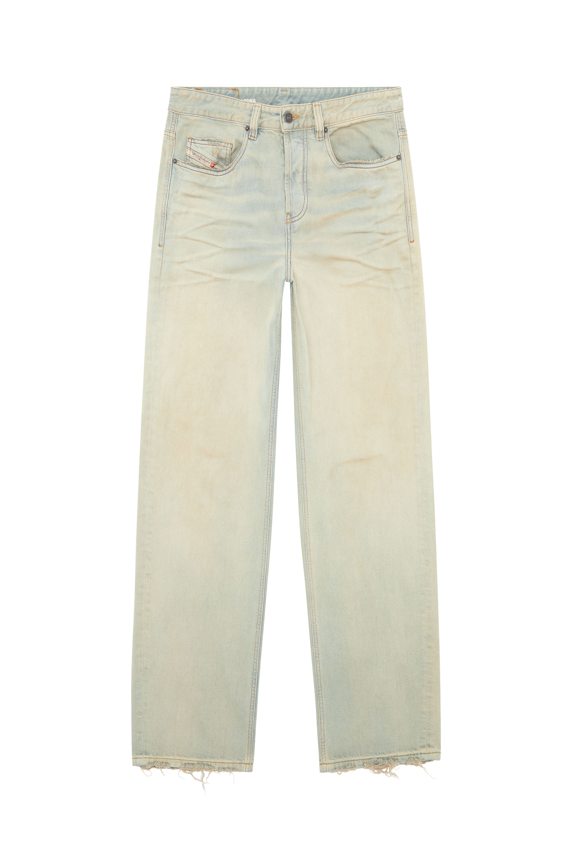Diesel - Male Straight Jeans 2001 D-Macro 09H60, Light Blue - Image 3