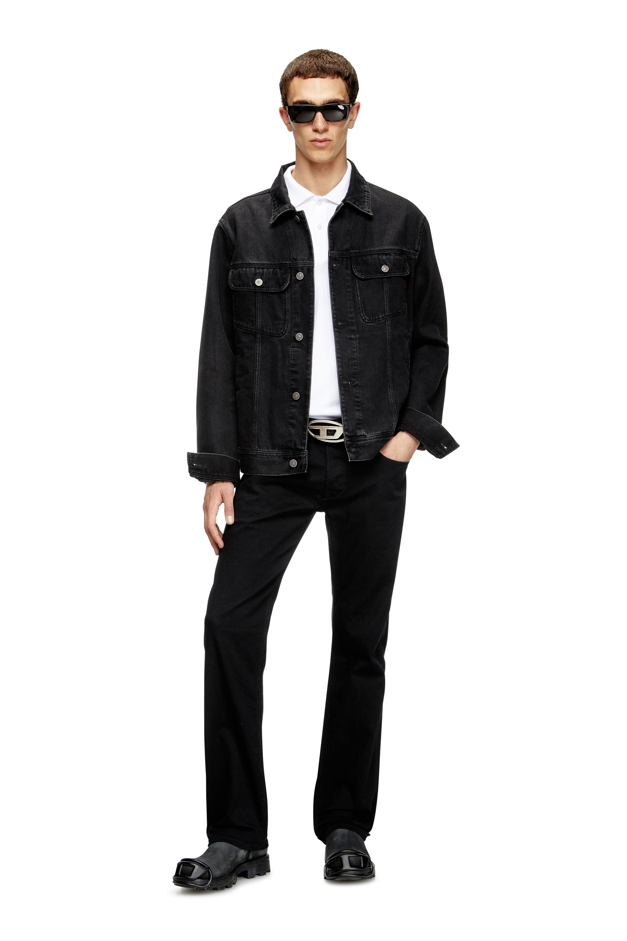 Diesel - T-FERRY-MICRODIV, Polo avec micro broderie Diesel Homme in Blanc - 2