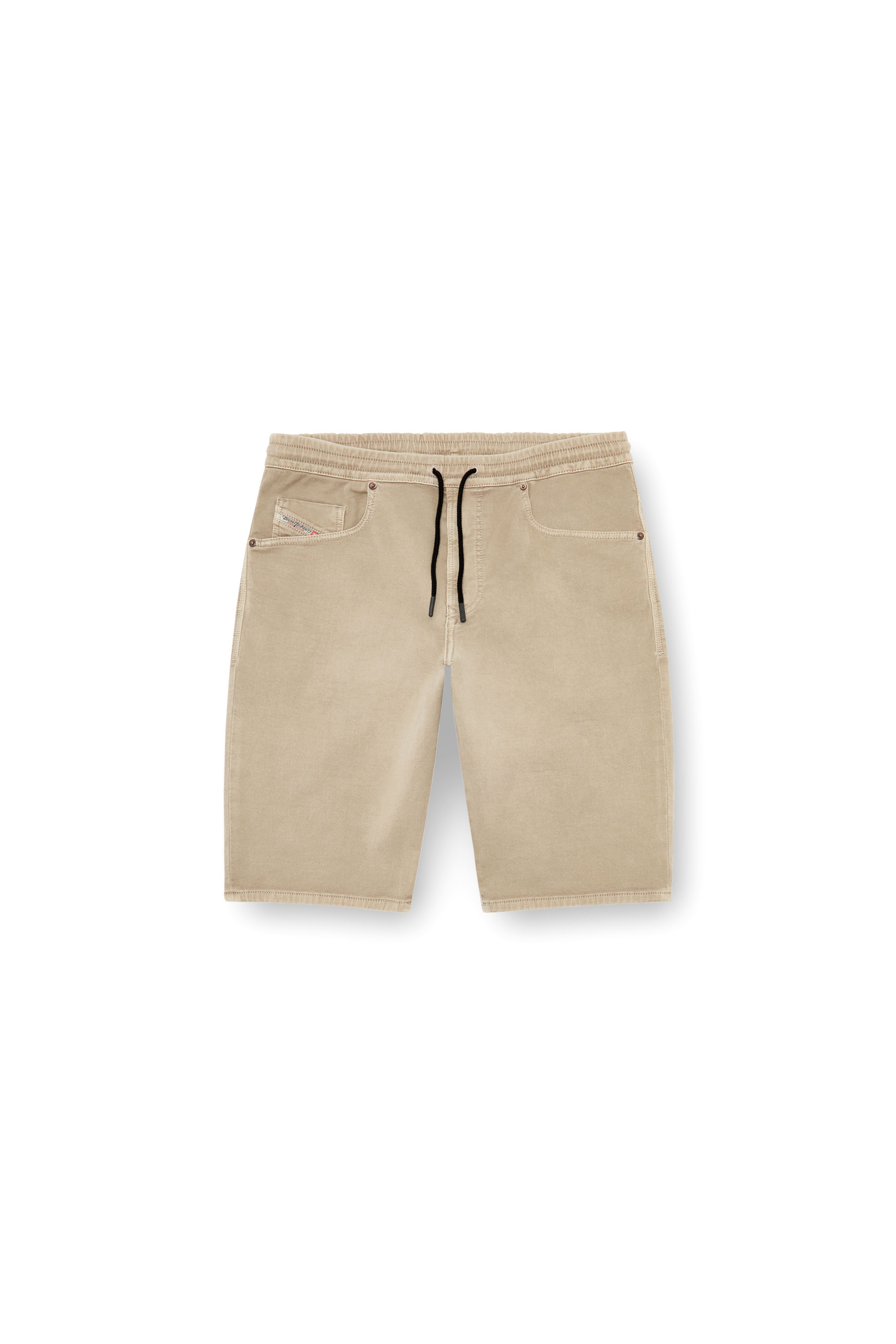 Diesel - 2033 D-KROOLEY-SHORT JOGG, Male's Chino shorts in JoggJeans in Grey - 3