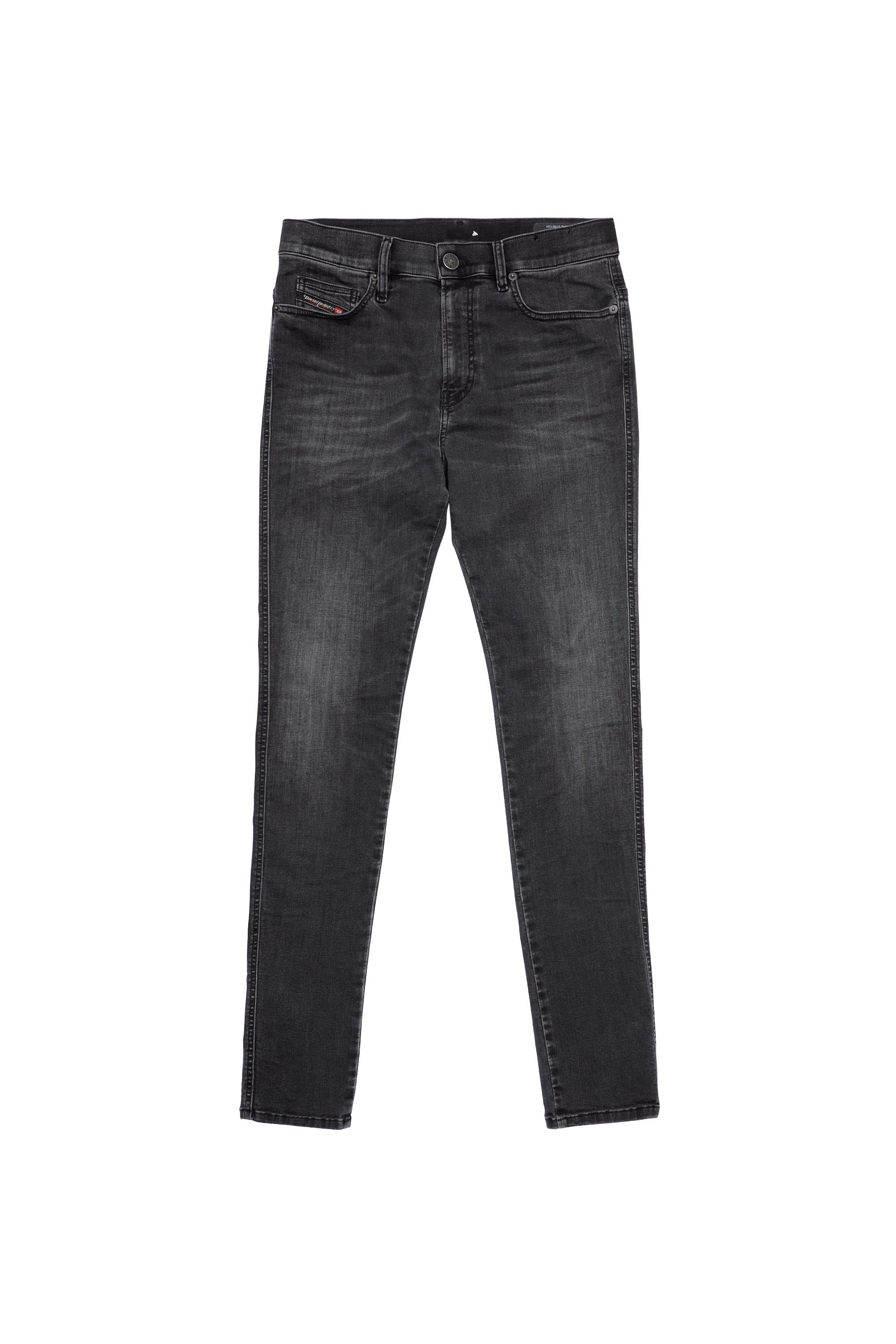 Diesel - D-Istort 069YC Skinny Jeans, Black/Dark Grey - Image 6