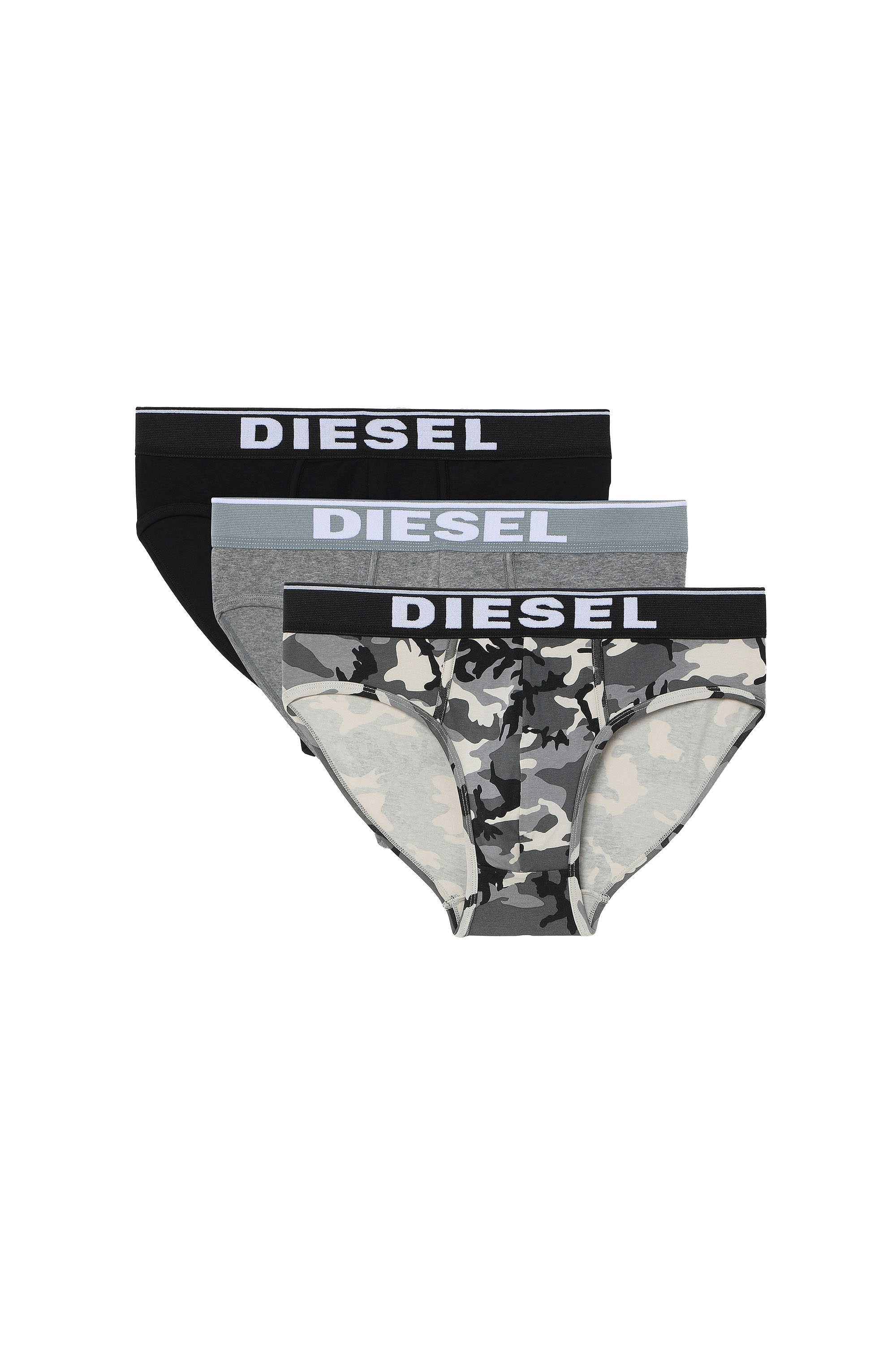Diesel - UMBR-ANDRETHREEPACK, Gris/Vert - Image 1