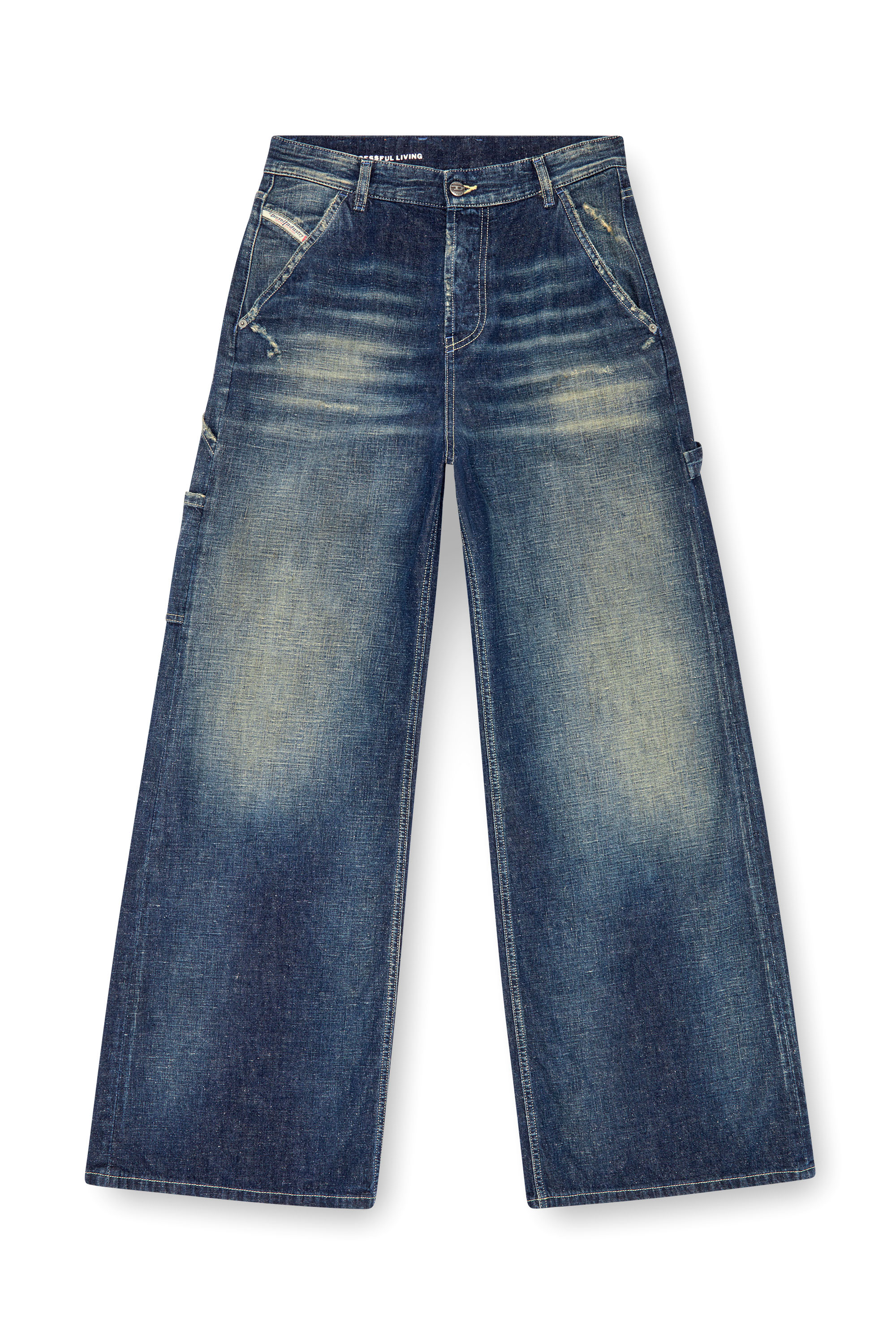 Diesel - Relaxed Jeans 1996 D-Sire 09J91 Femme, Bleu Foncé - Image 5