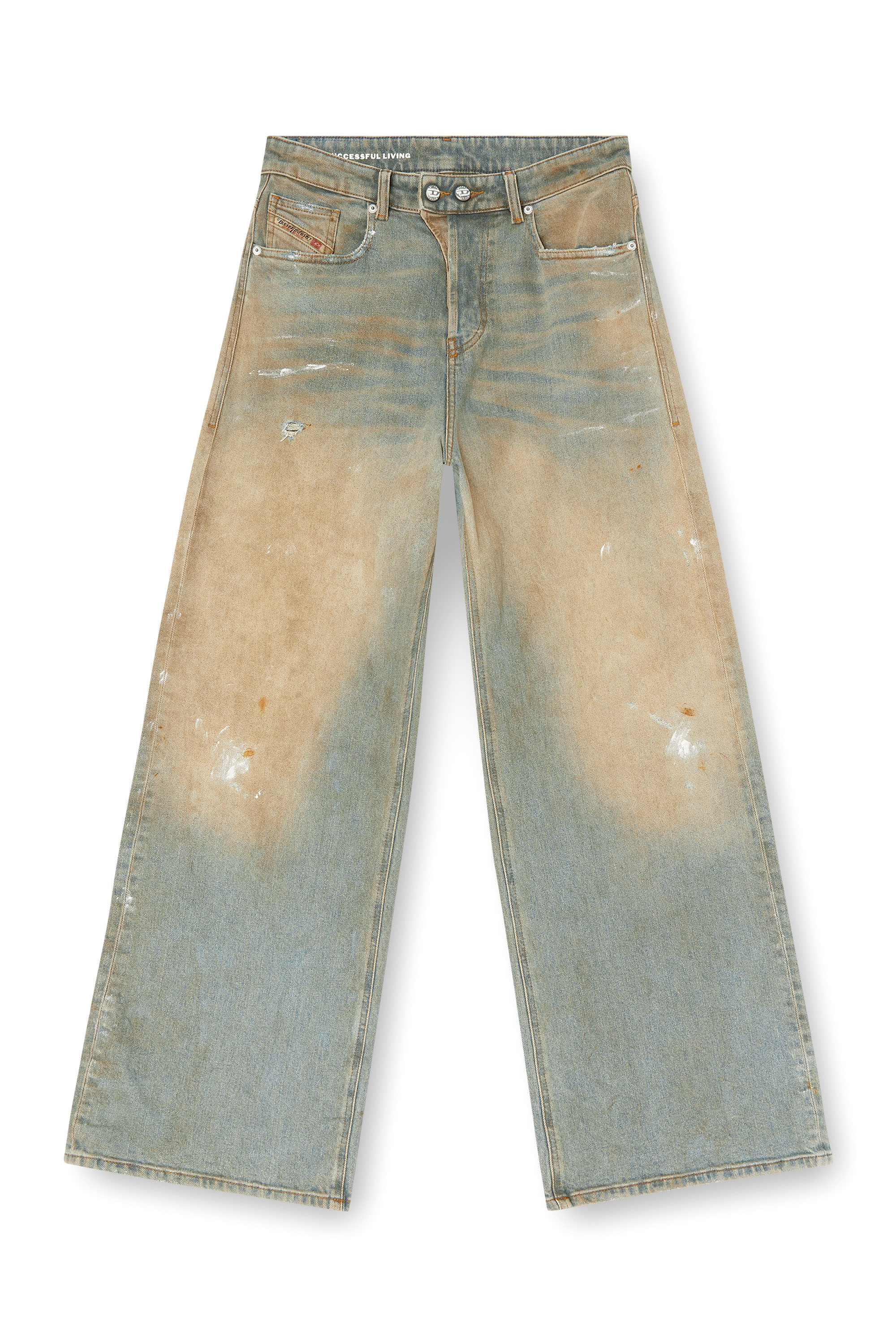 Diesel - Female's Relaxed Jeans 1996 D-Sire 007Z4, Light Blue - 3