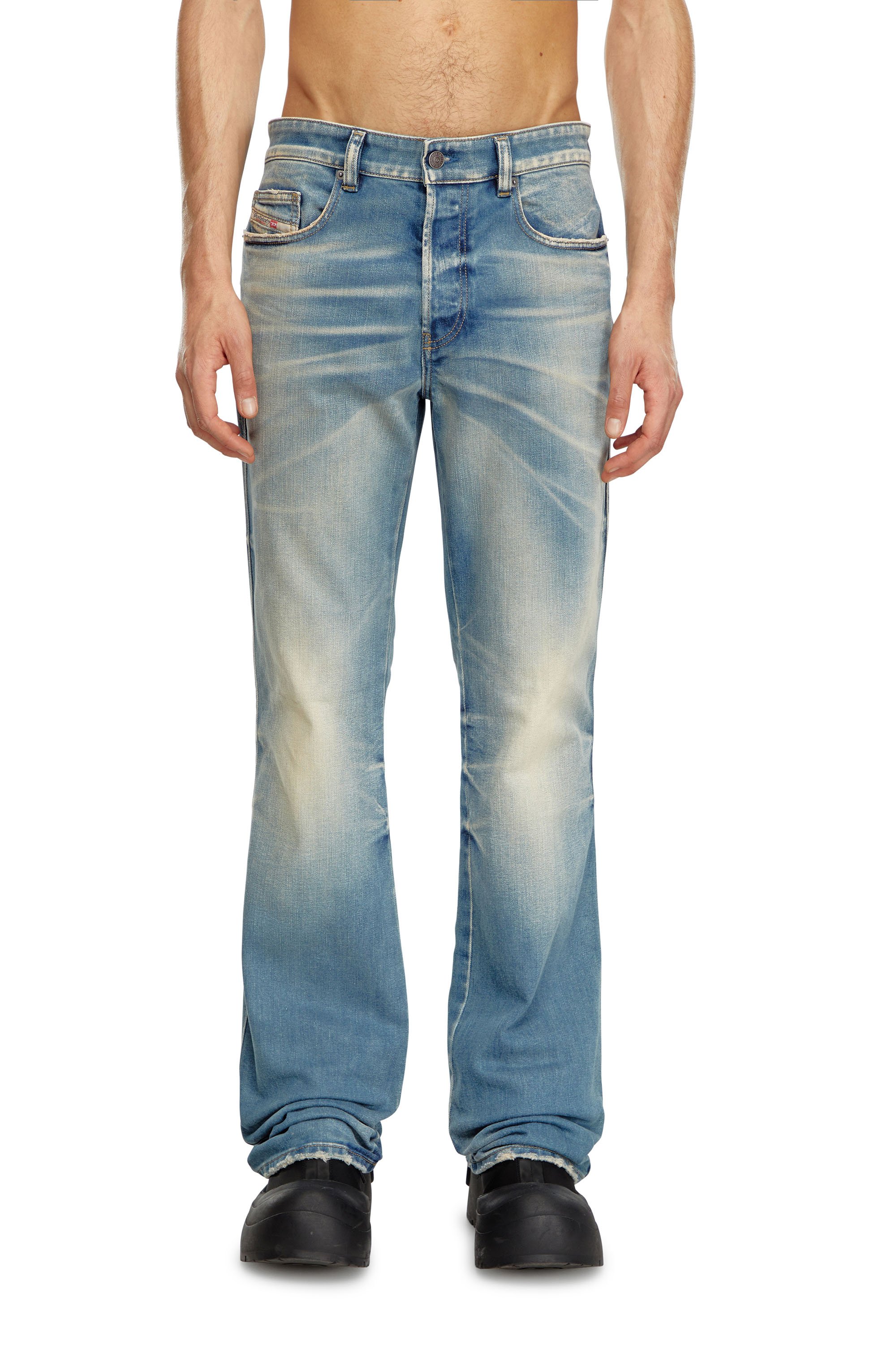Diesel - Male Bootcut Jeans 1998 D-Buck 09J62, Medium Blue - Image 1