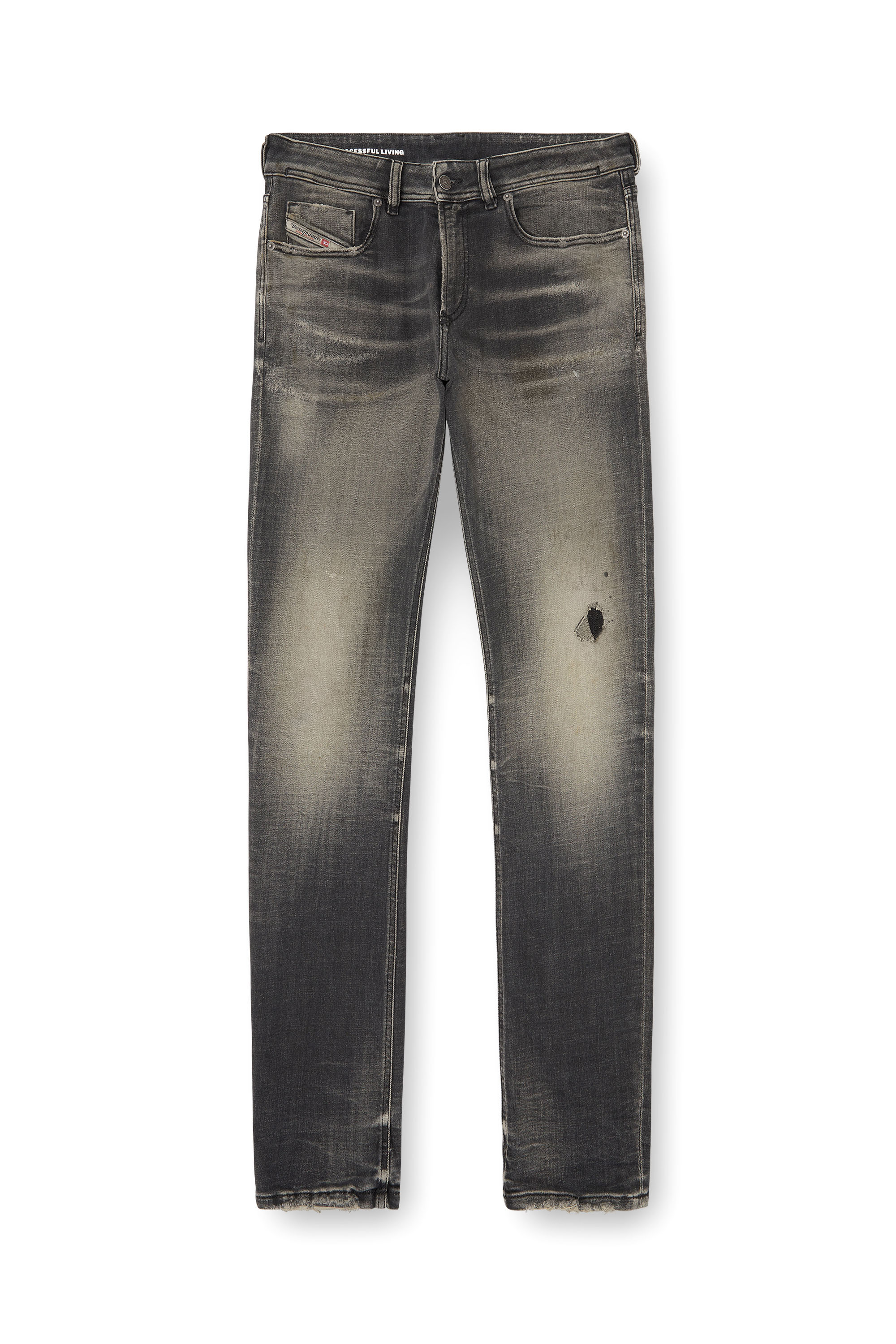 Diesel - Skinny Jeans 1979 Sleenker 09K56 Homme, Noir/Gris foncé - Image 3