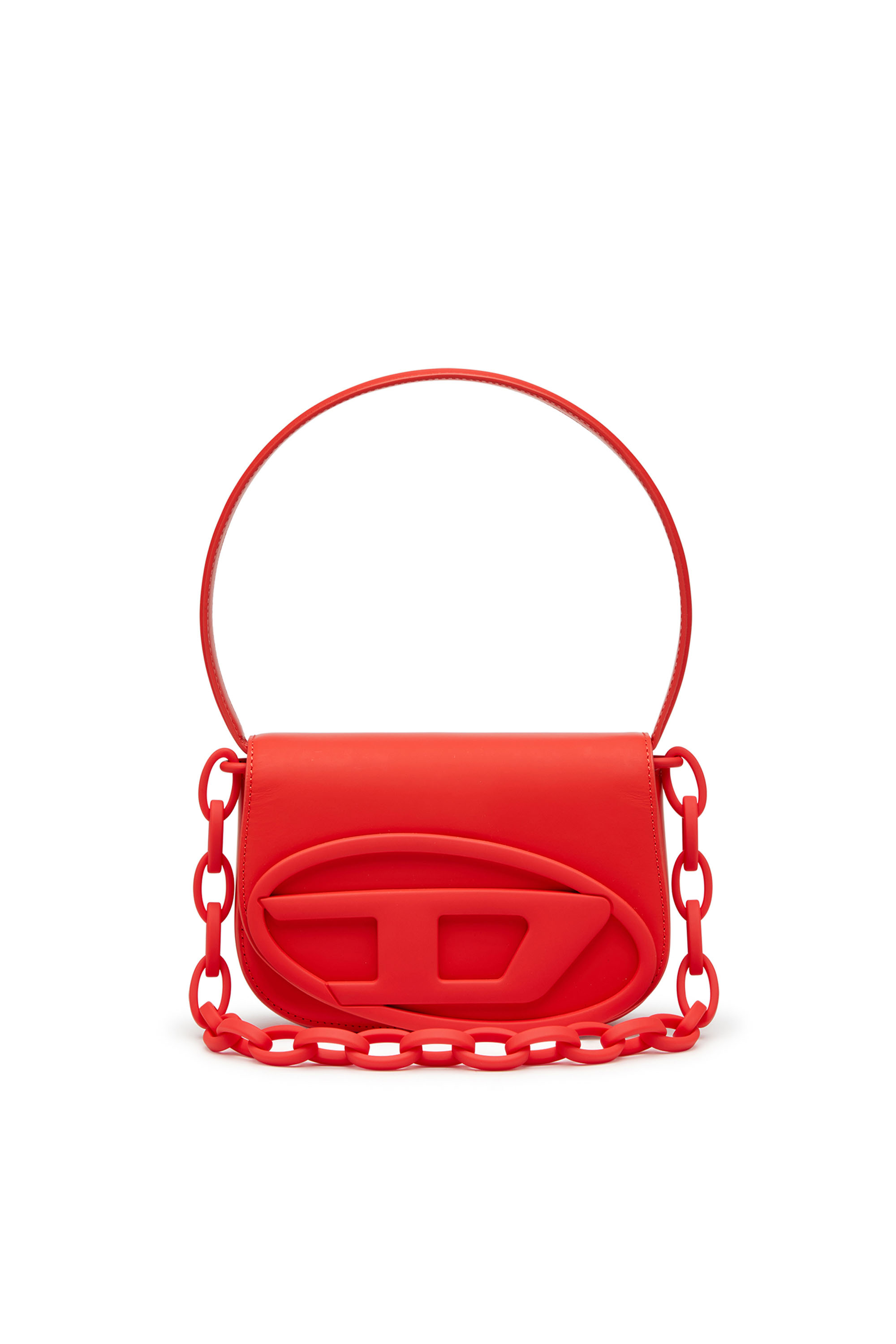 Diesel - 1DR, Female's 1DR-Iconic shoulder bag in matte leather in Red - 1