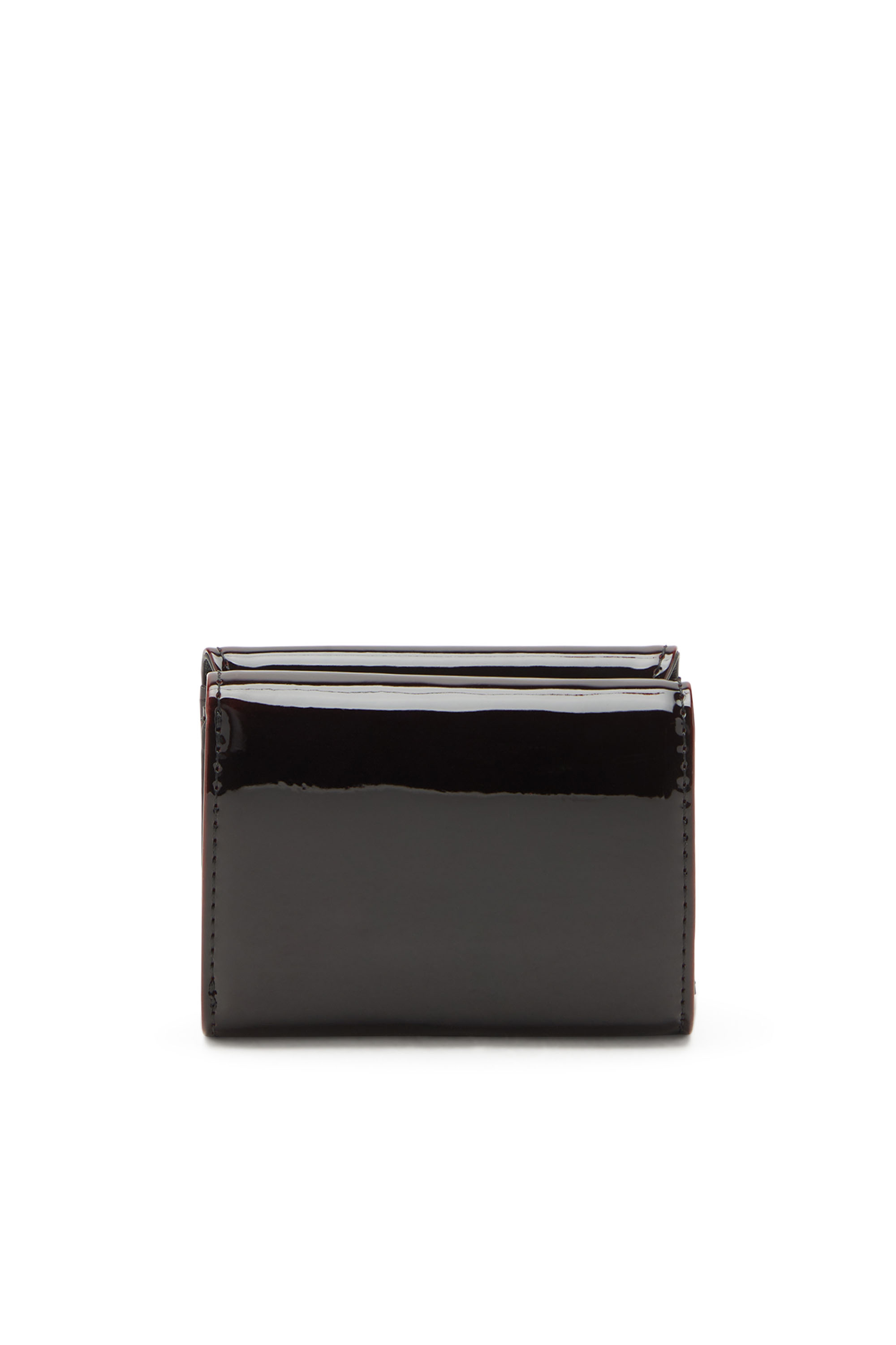 Diesel - 1DR  TRI FOLD COIN XS II, Female's Tri-fold wallet in liquid PU in Burgundy - 2