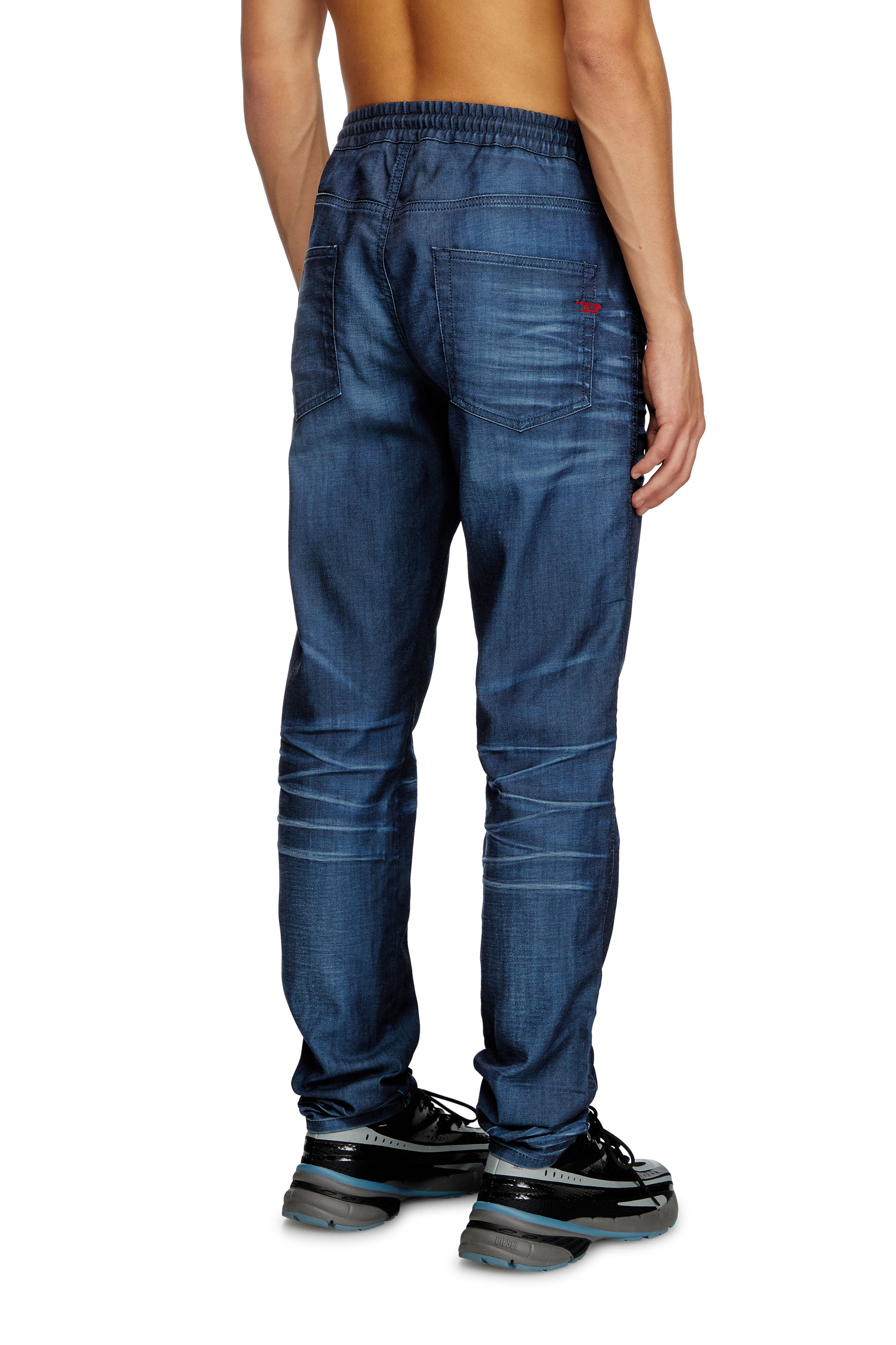 Diesel - Slim 2060 D-Strukt Joggjeans® 068PY Homme, Bleu Foncé - Image 4