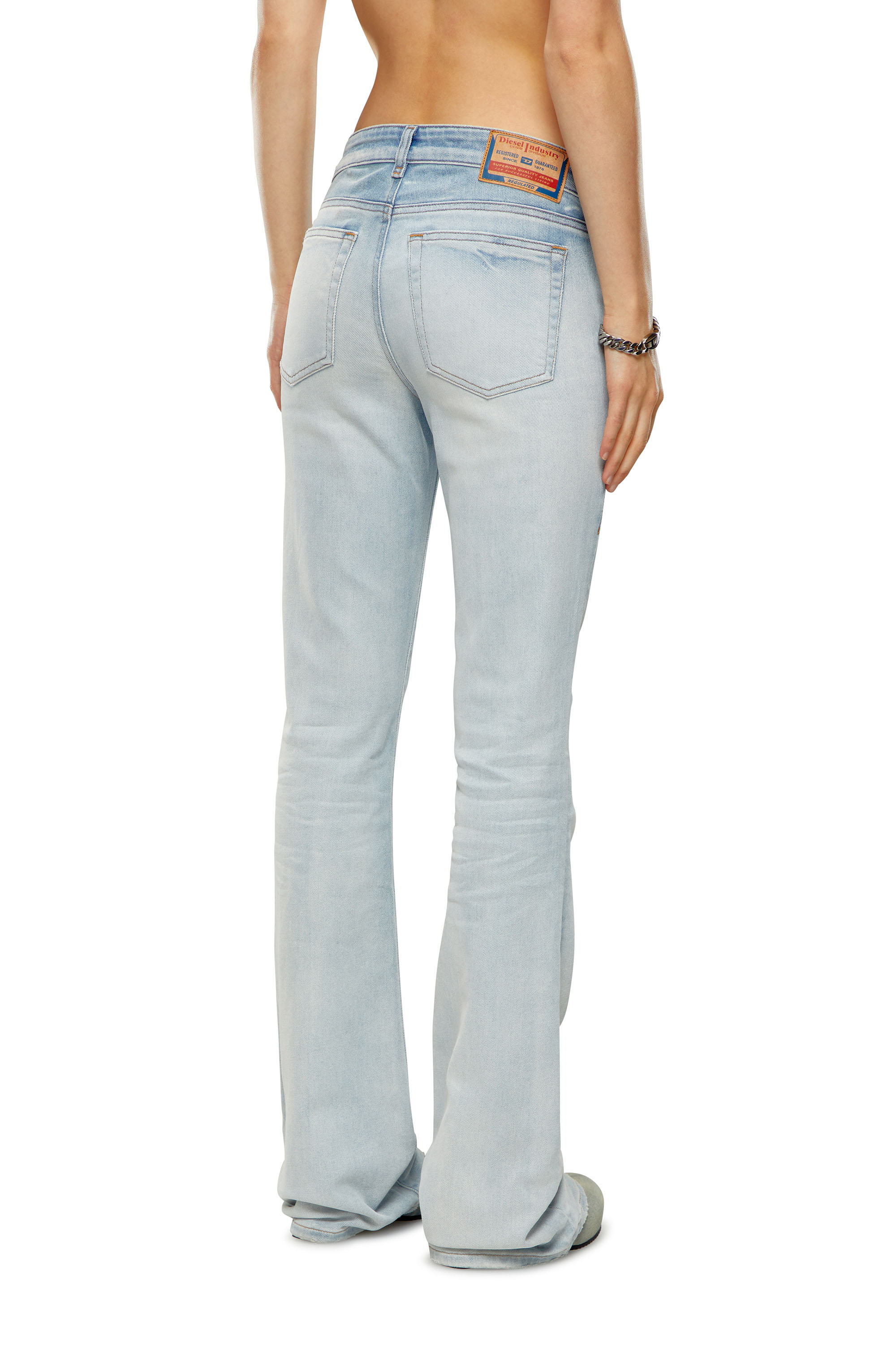 Diesel - Bootcut and Flare Jeans 1969 D-Ebbey 09H73, Bleu Clair - Image 4
