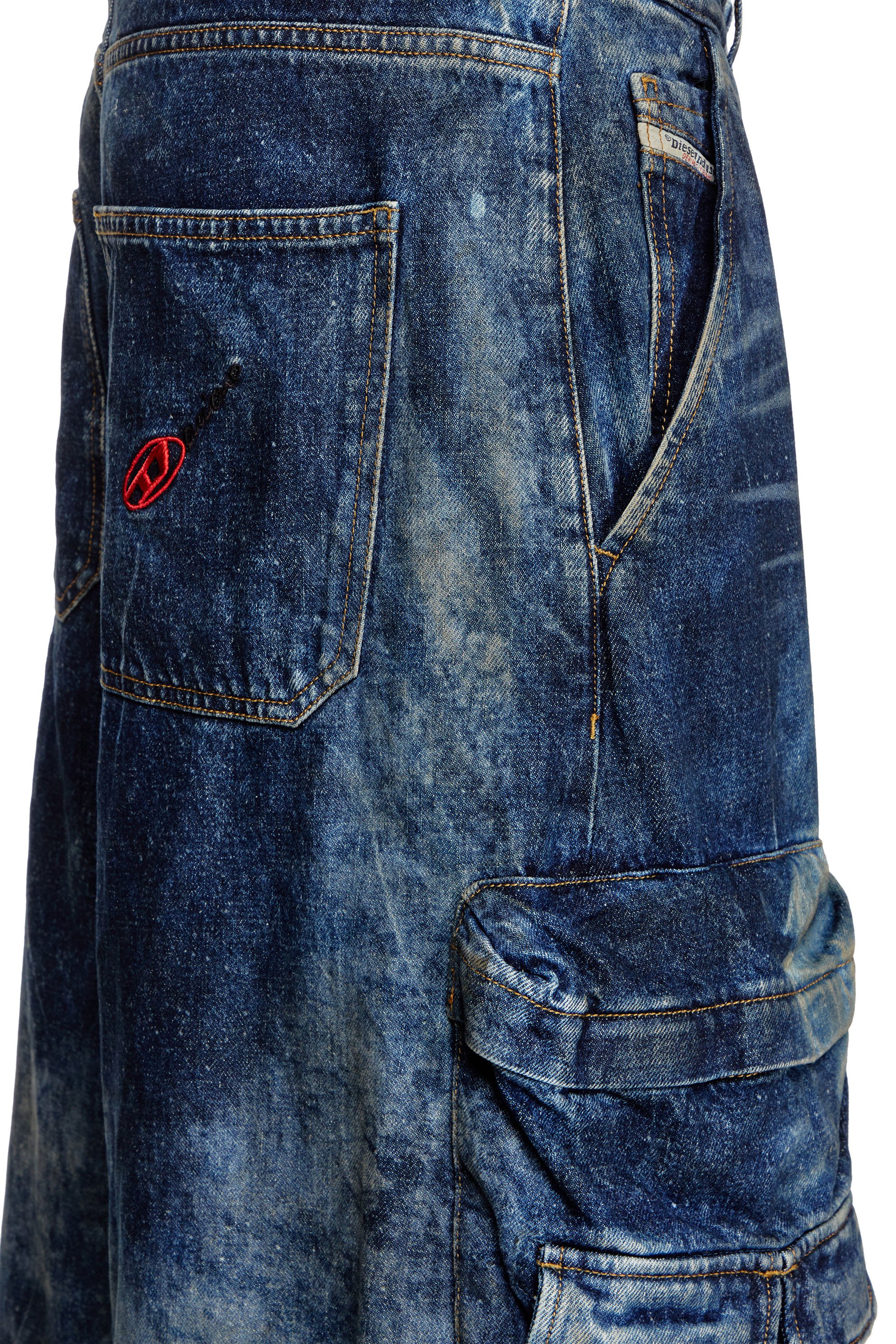 Diesel - Relaxed Jeans D-Giappo 0DBCW Mixte, Bleu Foncé - Image 4