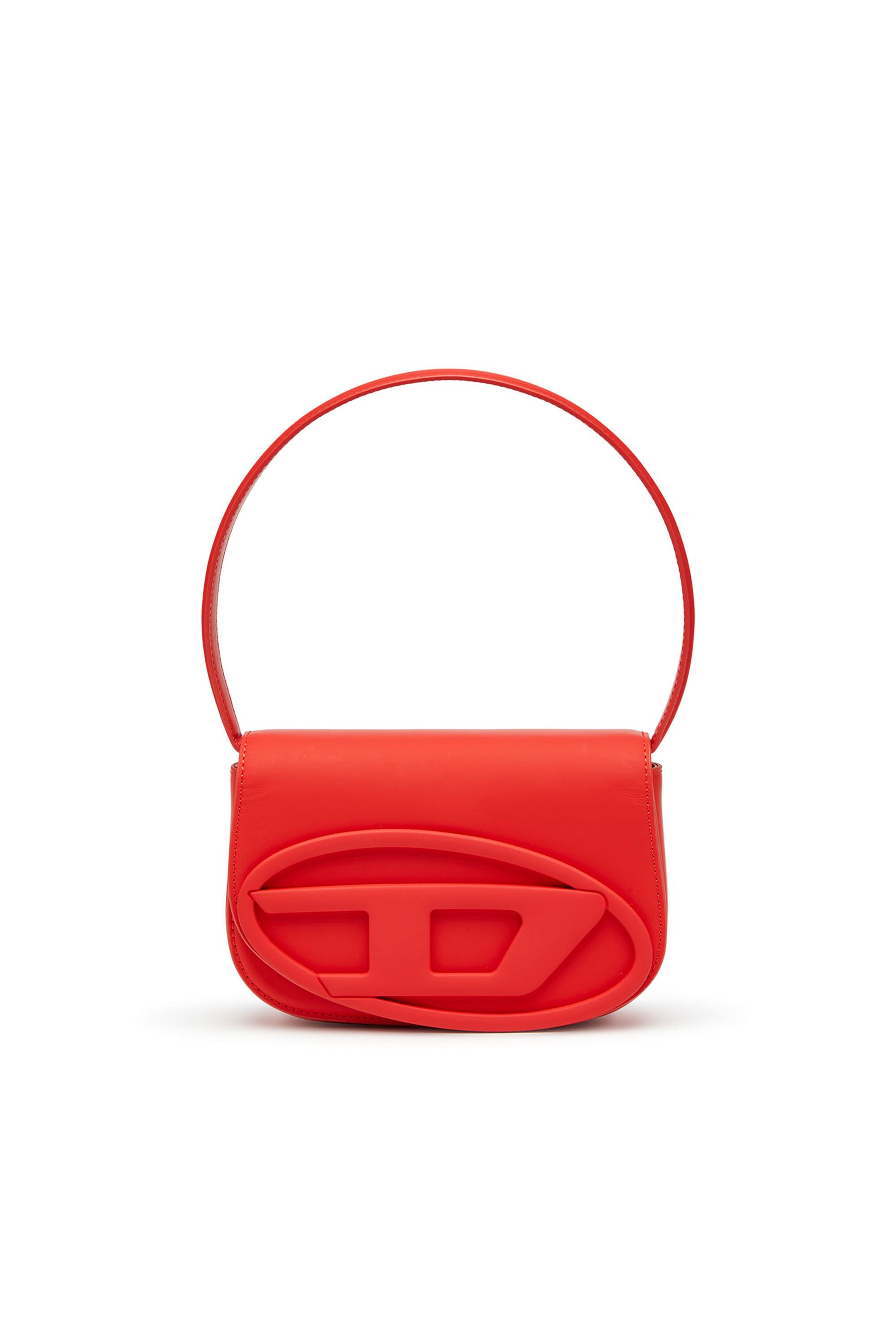 Diesel - 1DR, Female's 1DR-Iconic shoulder bag in matte leather in Red - 6