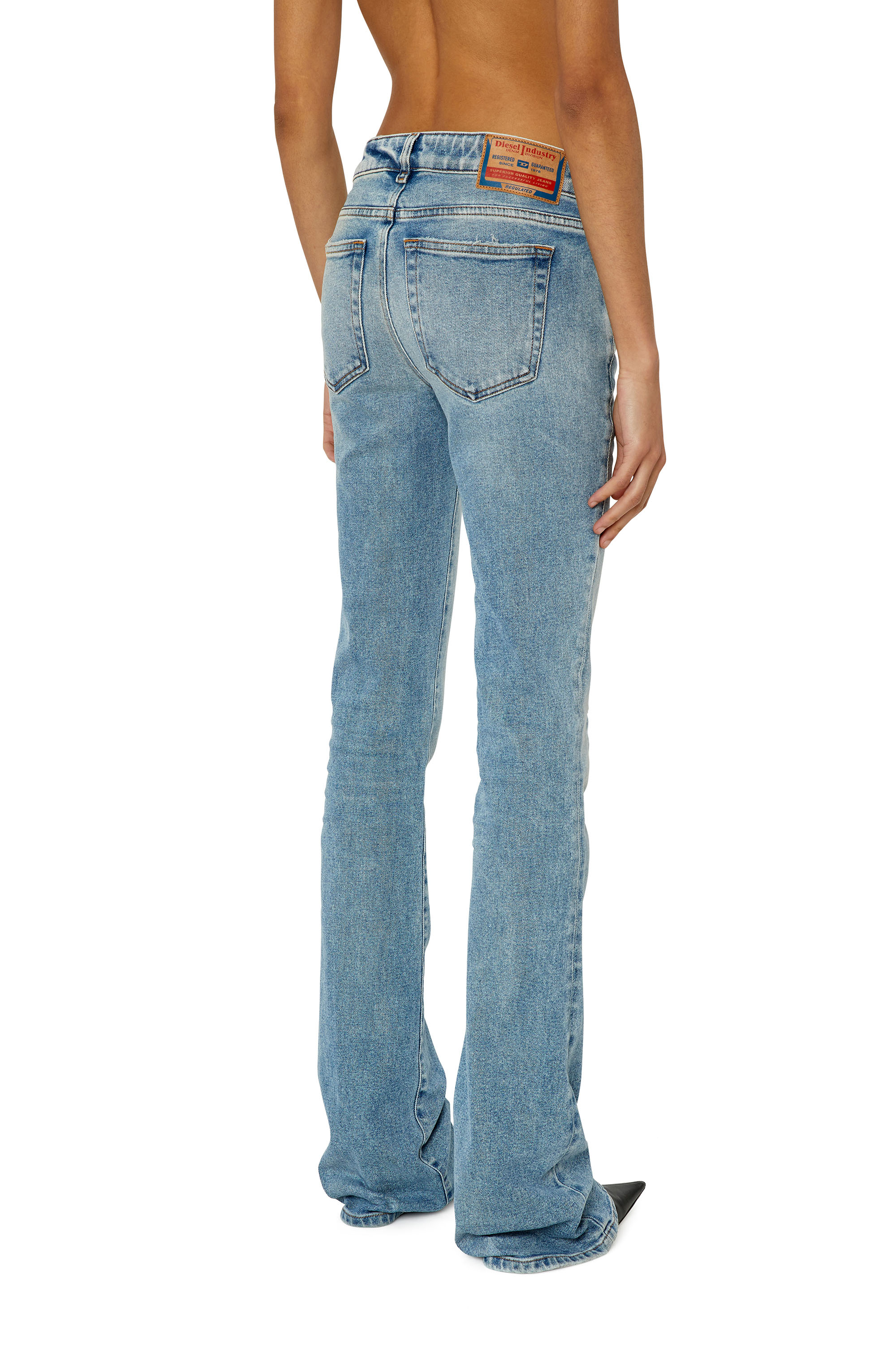 Diesel - 1969 D-EBBEY 09E86 Bootcut and Flare Jeans, Bleu Clair - Image 3