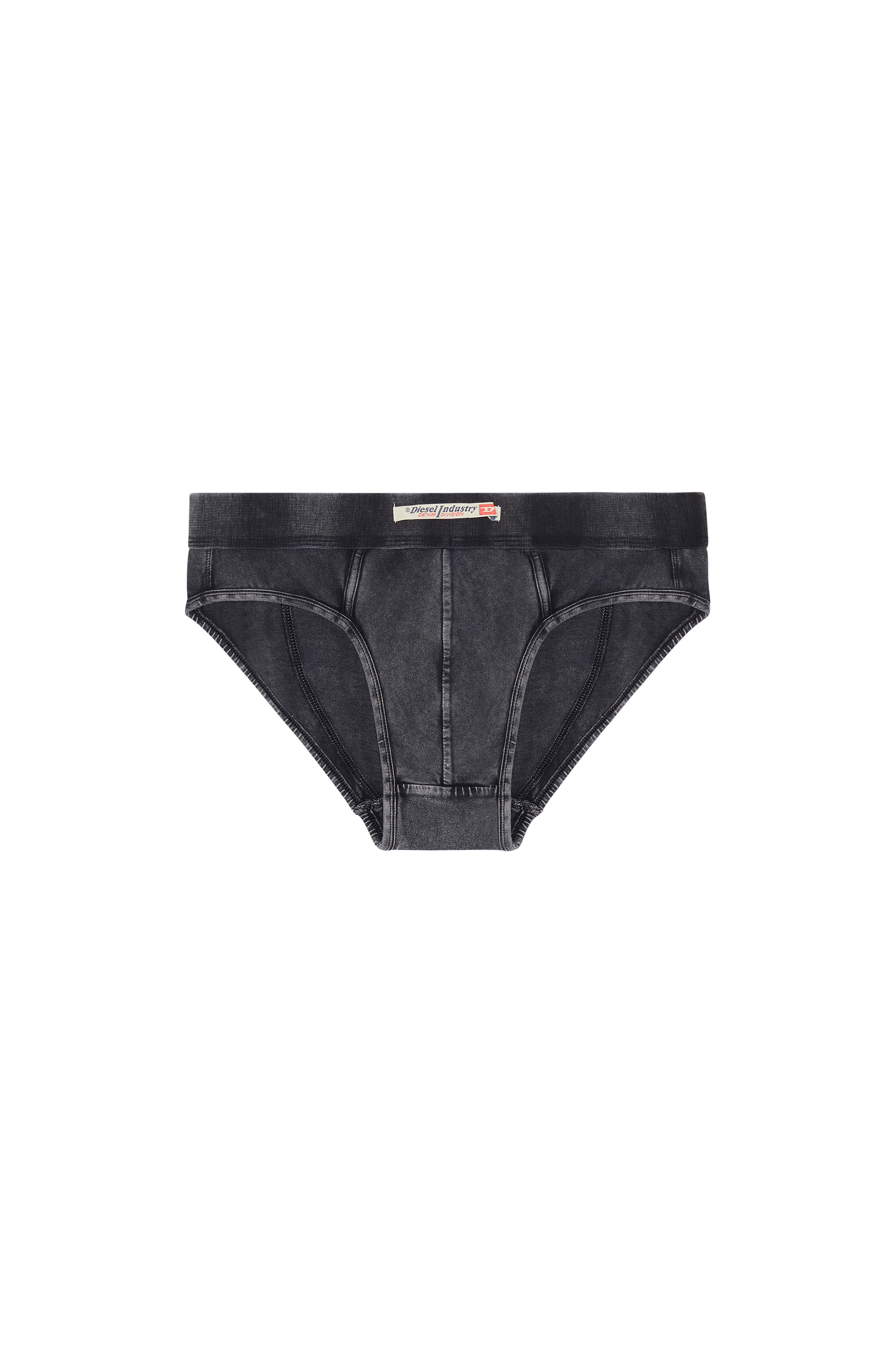 Diesel - UMBR-ANDRE-H, Male's Briefs in denim-effect cotton in Black - 4