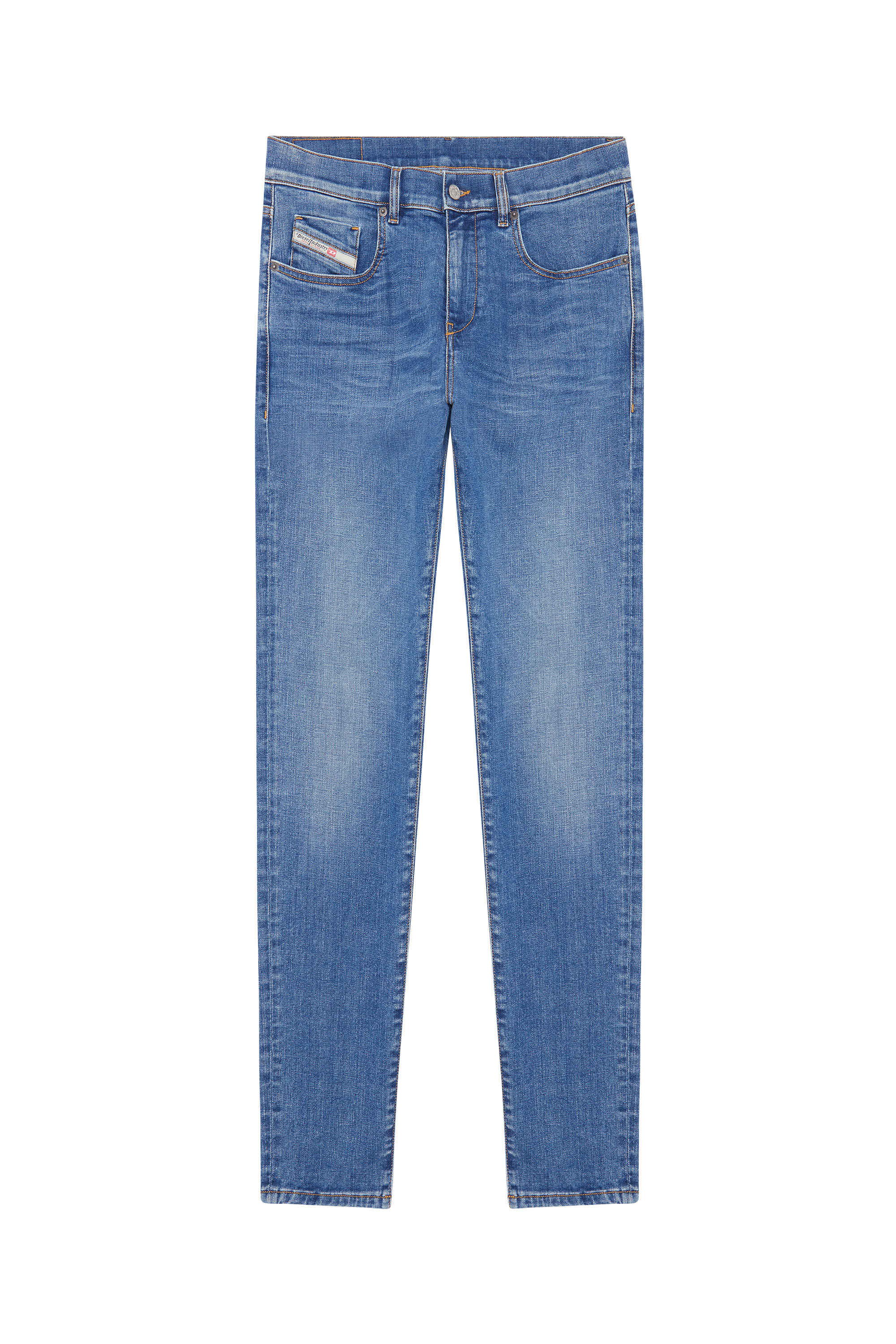 Diesel - 2019 D-STRUKT 09D47 Slim Jeans, Bleu moyen - Image 3