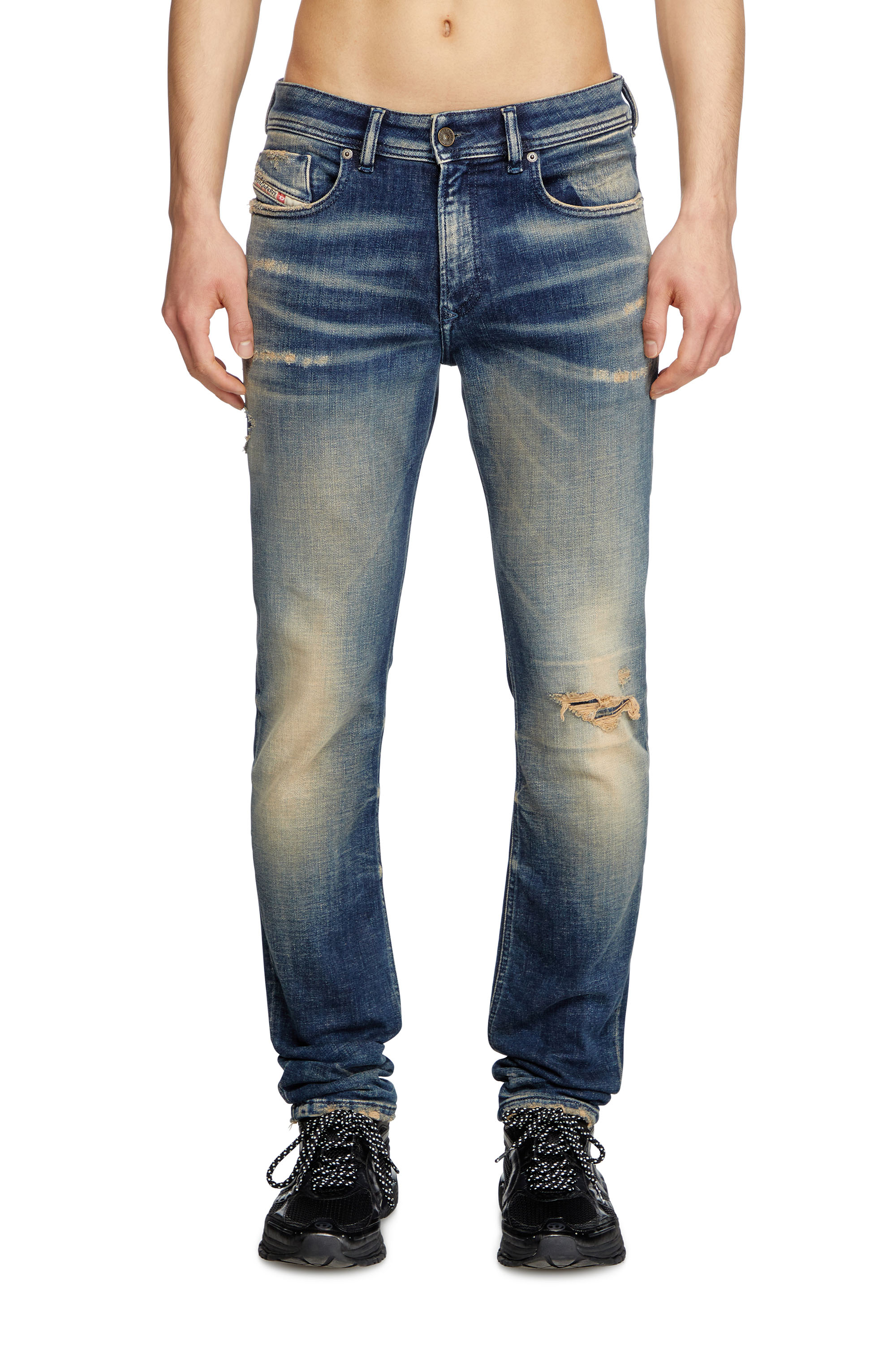 Diesel - Skinny Jeans 1979 Sleenker 09K74 Homme, Bleu Foncé - Image 1