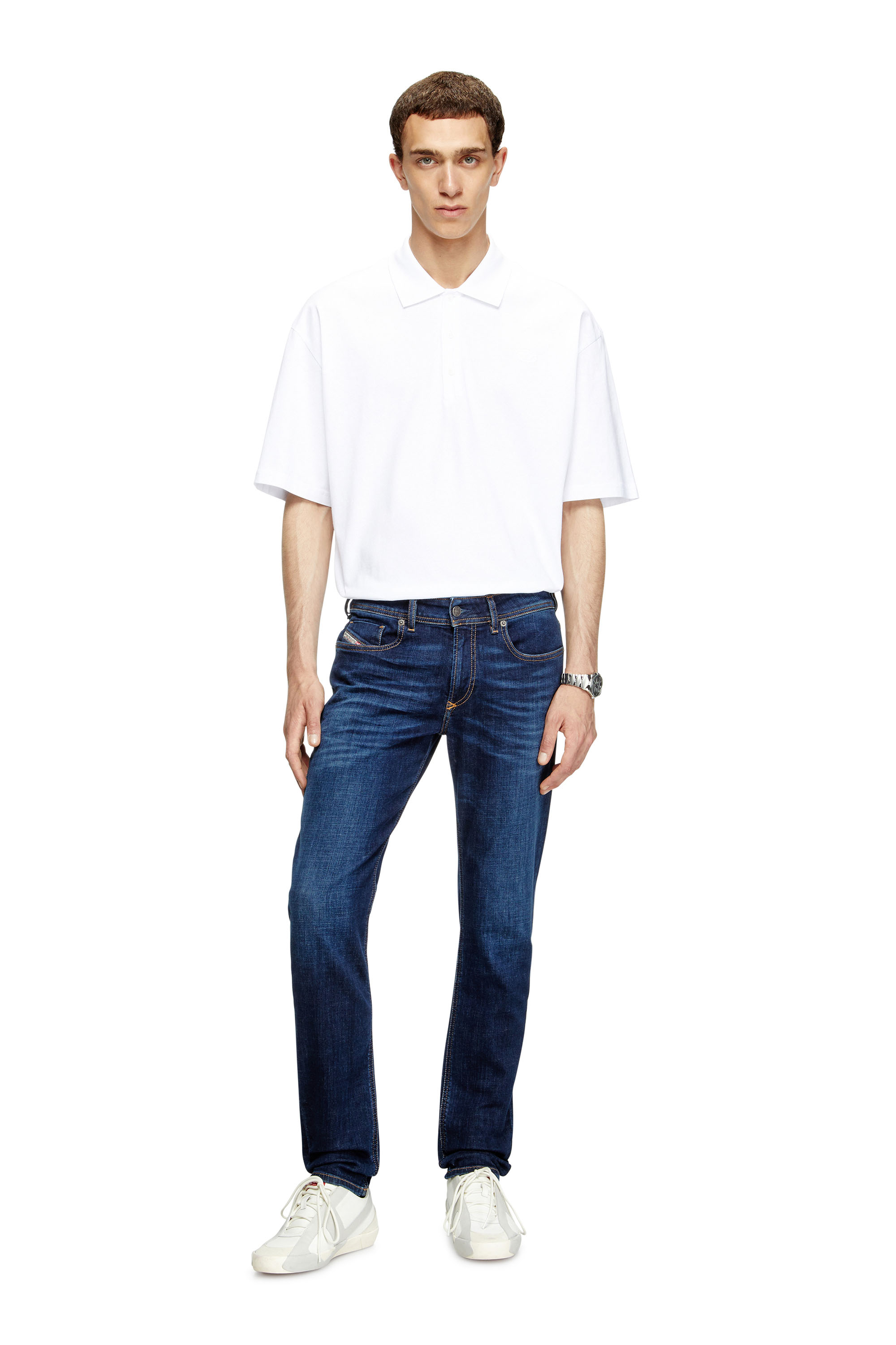 Diesel - Male's Skinny Jeans 1979 Sleenker 09J17, Dark Blue - 3