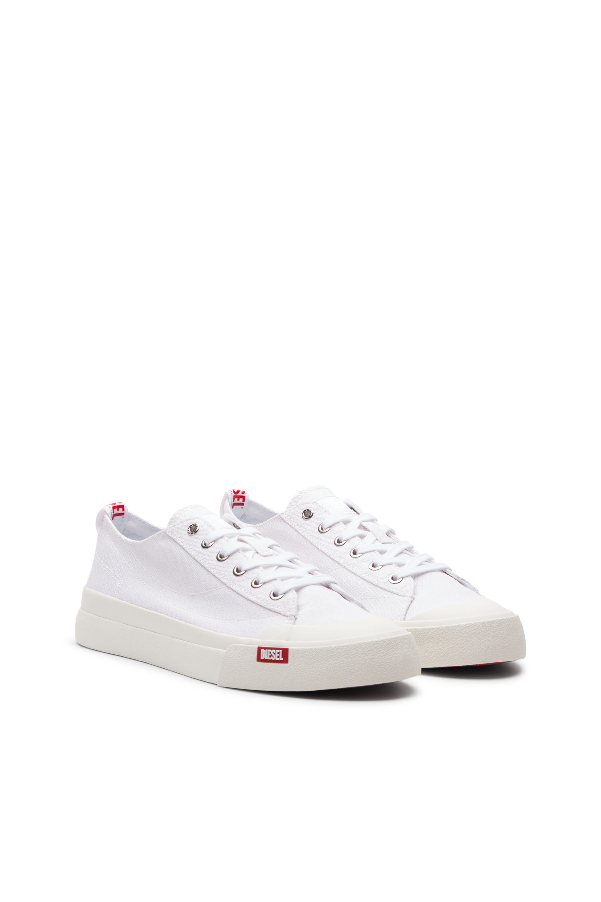 Diesel - S-ATHOS LOW, S-Athos Low-Sneakers en toile Homme in Blanc - 2