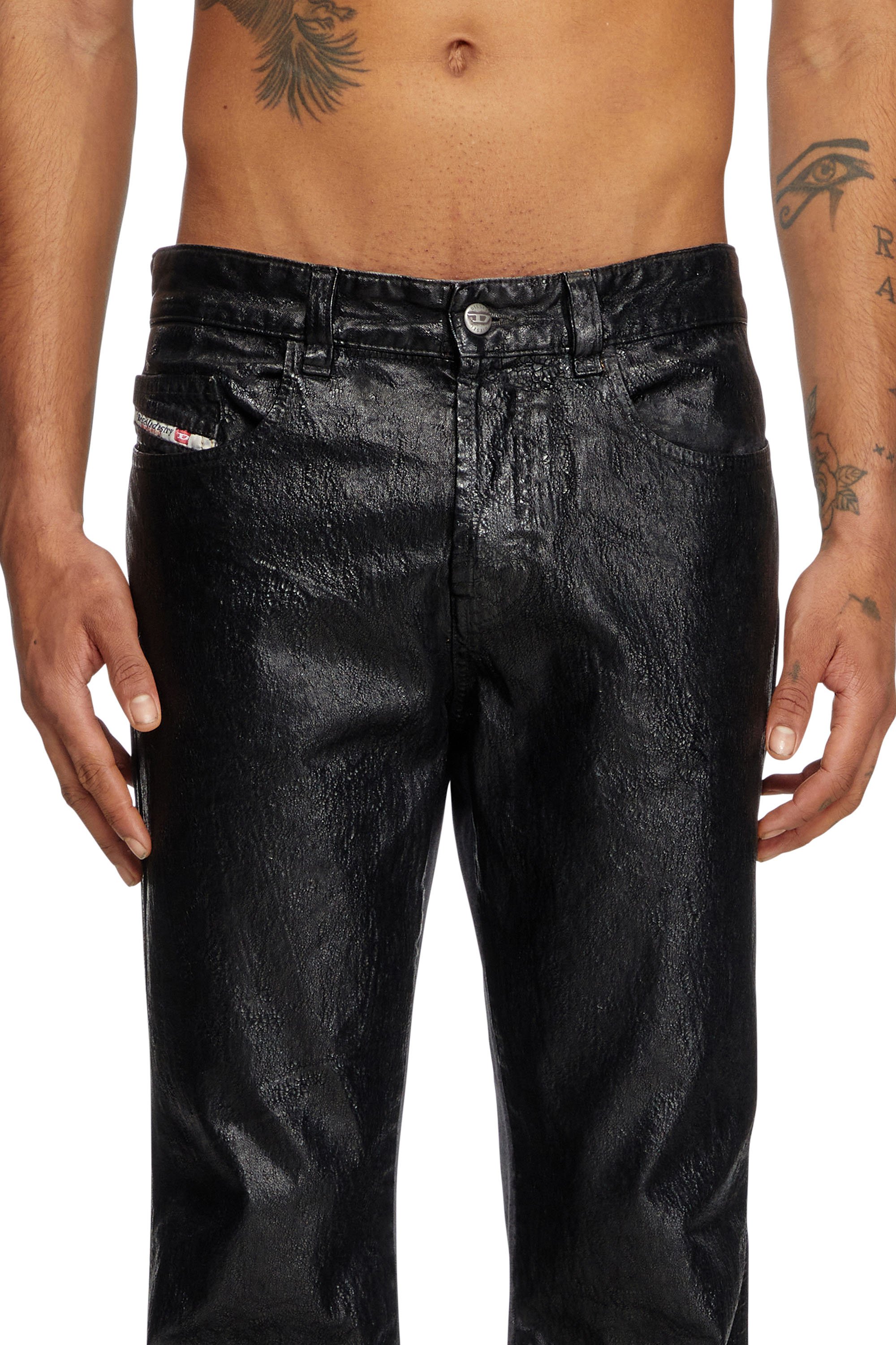 Diesel - Bootcut Jeans 1998 D-Buck 0DBCV Mixte, Noir/Gris foncé - Image 4