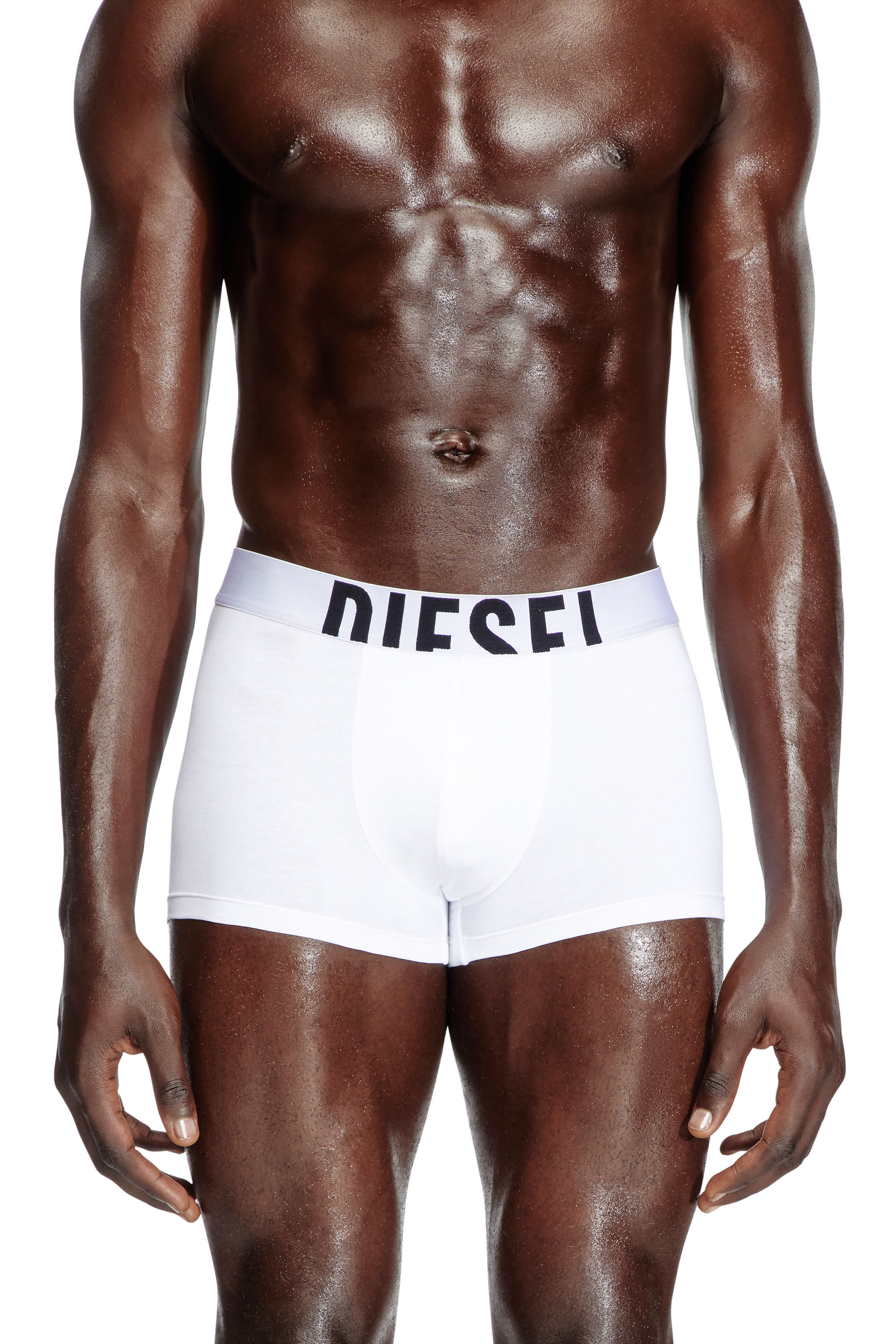 Diesel - DAMIEN-D-POP-3PACK-40, Male's Three-pack boxer briefs in stretch cotton in Black/White - 2